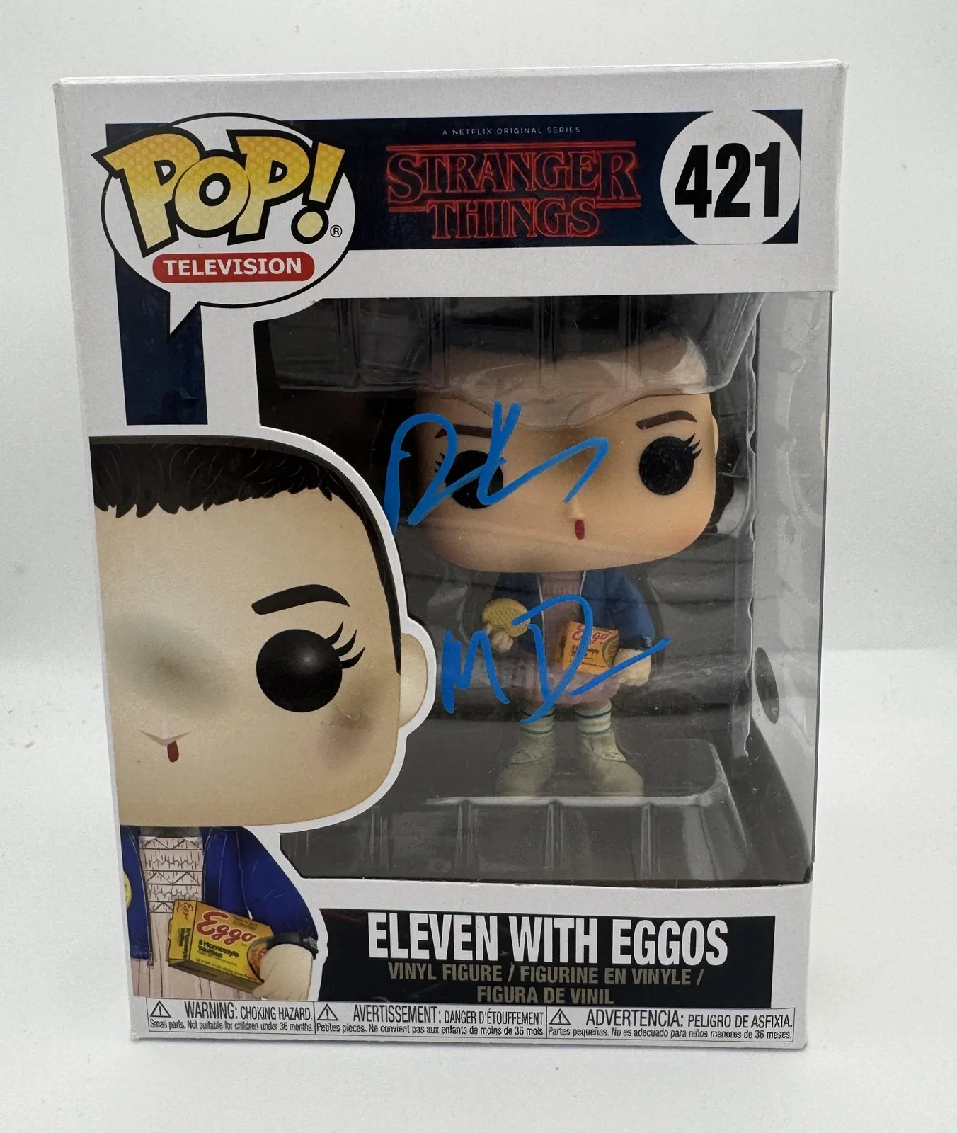 Matt Duffer, Ross Duffer — Matt & Ross Duffer "Stranger Things" AUTOGRAPH Signed Eleven 421 Funko Pop ACOA