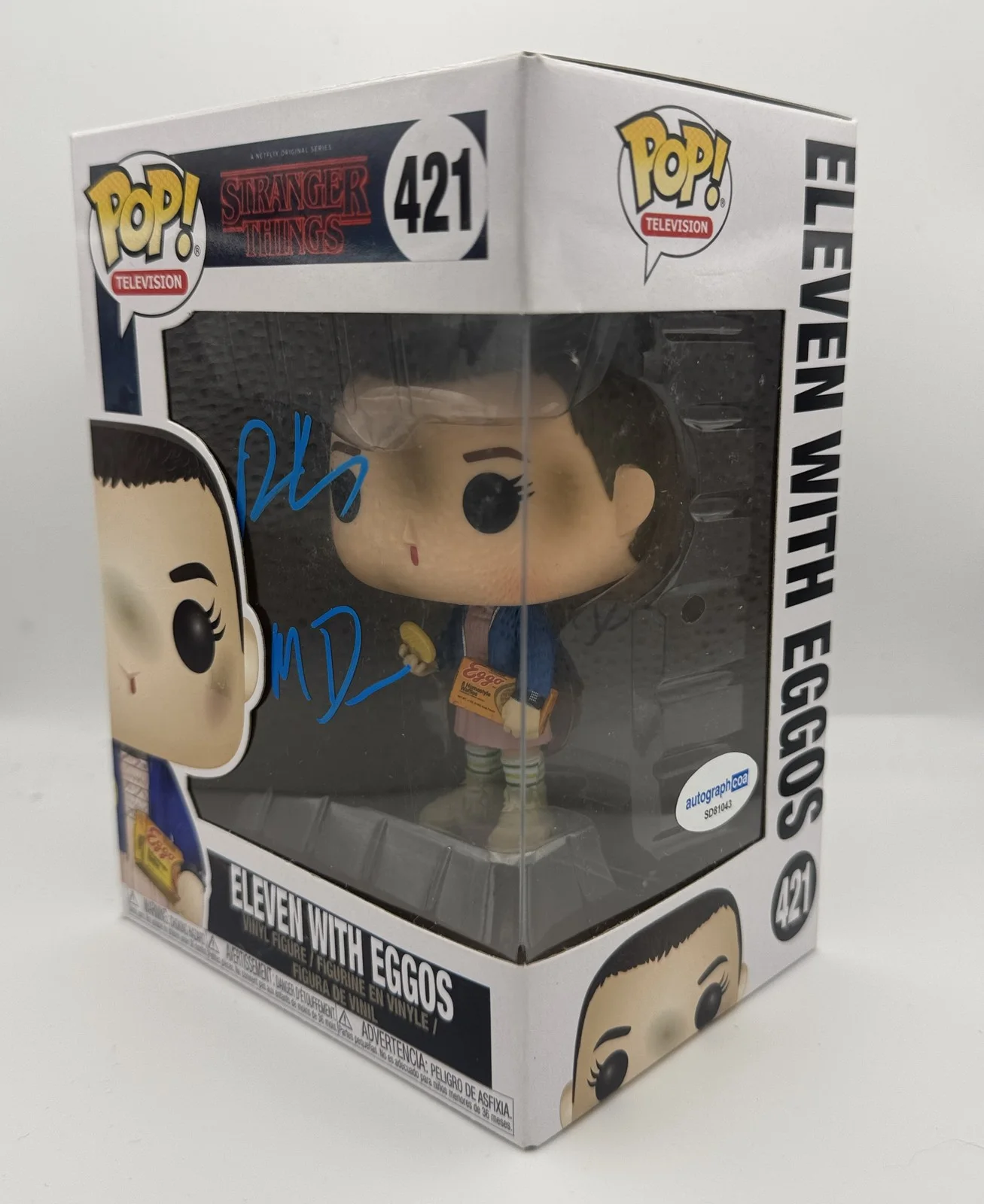 Matt Duffer, Ross Duffer — Matt & Ross Duffer "Stranger Things" AUTOGRAPH Signed Eleven 421 Funko Pop ACOA, image 2