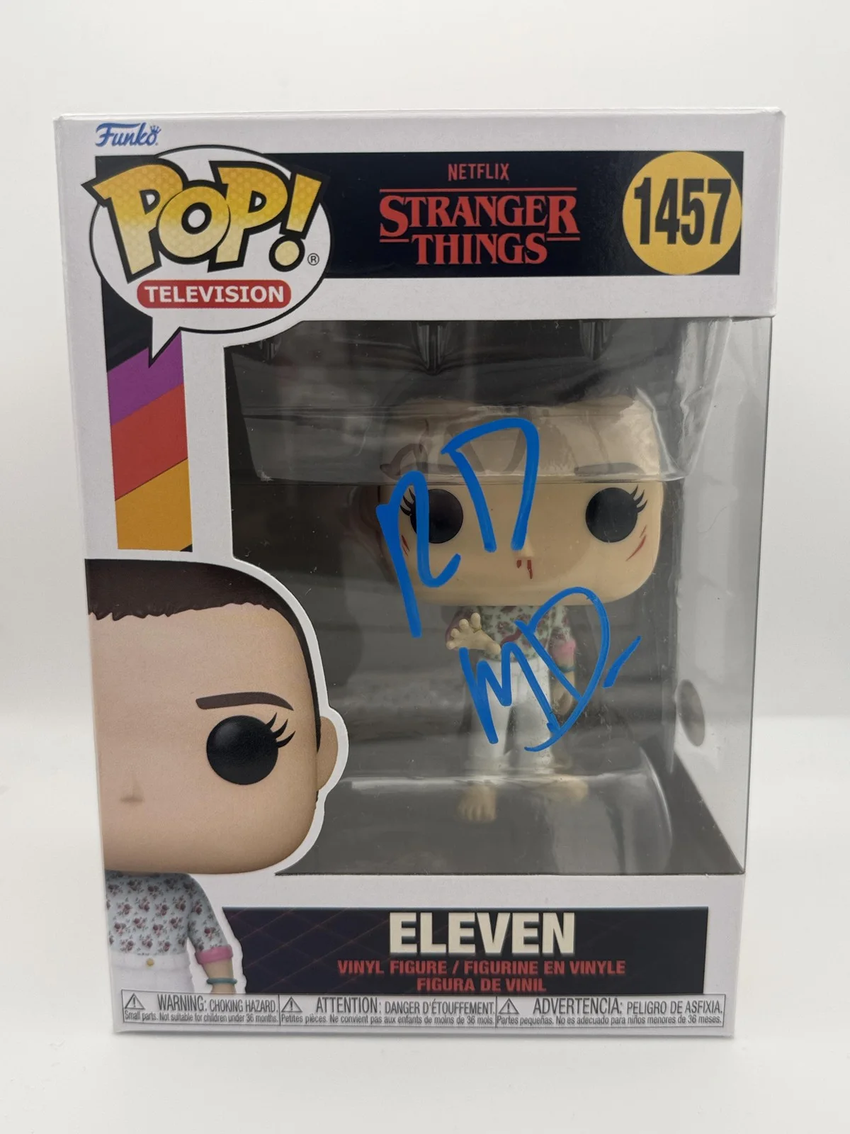 Matt Duffer, Ross Duffer — Matt & Ross Duffer "Stranger Things" AUTOGRAPH Signed 'Eleven' 1457 Funko Pop B