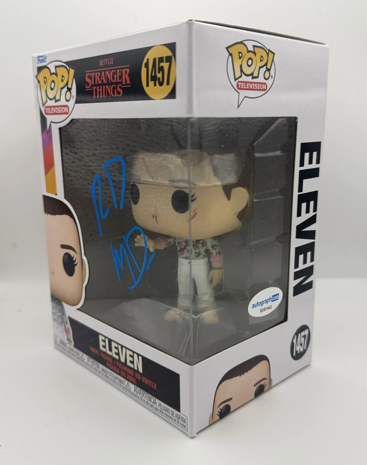 Matt Duffer, Ross Duffer — Matt & Ross Duffer "Stranger Things" AUTOGRAPH Signed 'Eleven' 1457 Funko Pop B, изображение 2