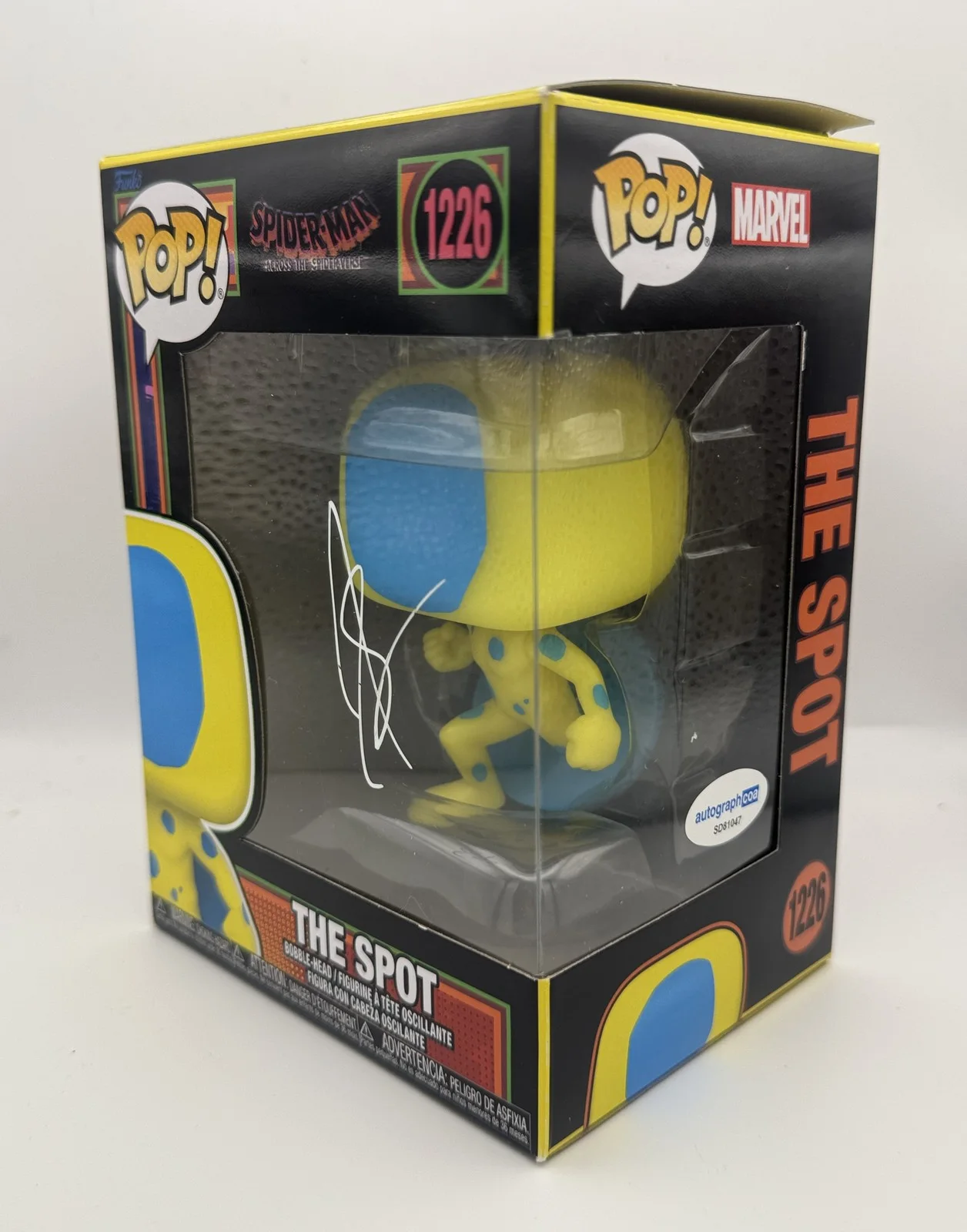Jason Schwartzman — Jason Schwartzman "Spider-Man: Across Spider-Verse" SIGNED 'The Spot' Funko Pop, изображение 2