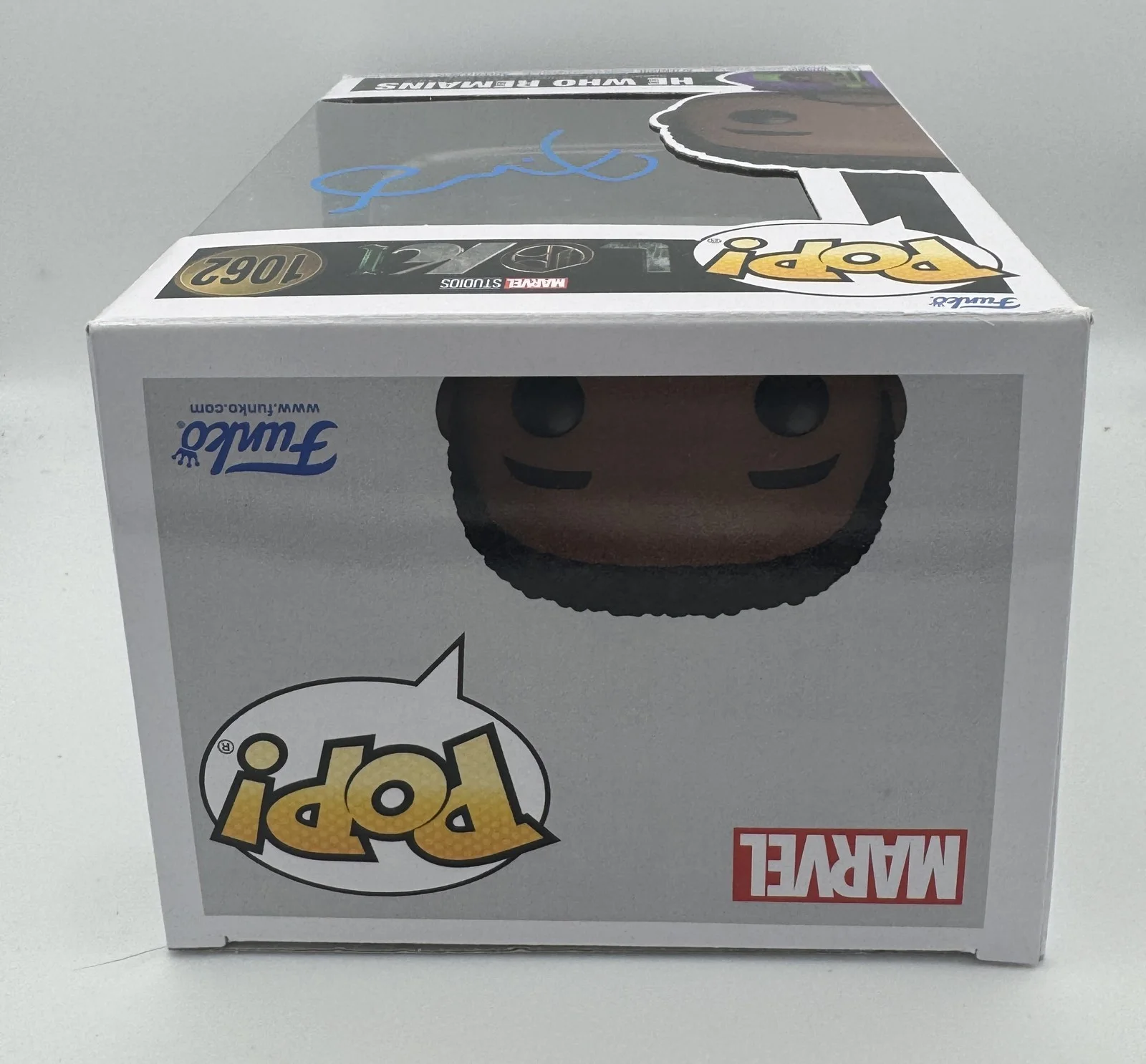 Jonathan Majors — Jonathan Majors "Loki" AUTOGRAPH Signed 'He Who Remains' 1062 Funko Pop B ACOA, изображение 3