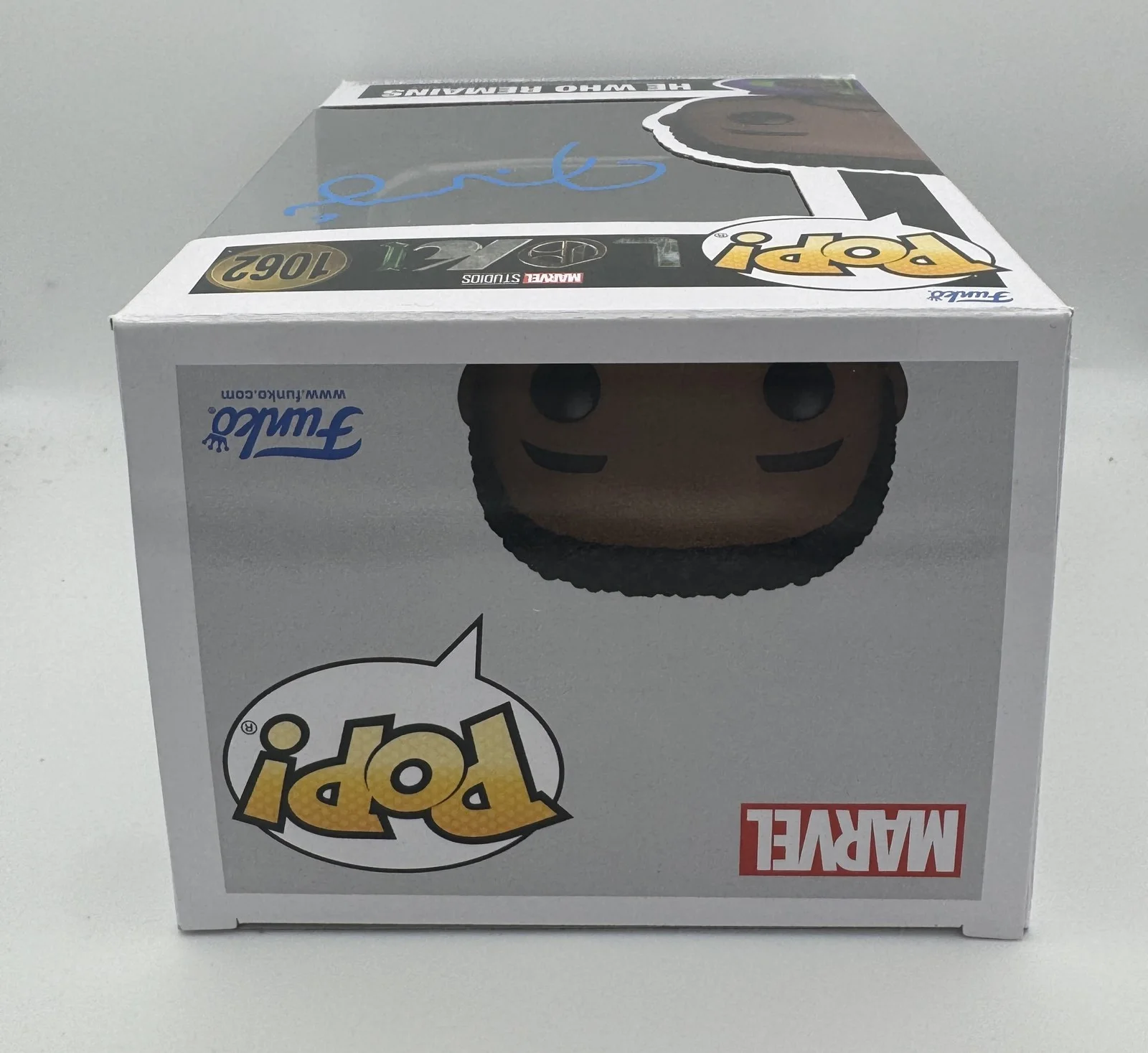 Jonathan Majors — Jonathan Majors "Loki" AUTOGRAPH Signed 'He Who Remains' 1062 Funko Pop ACOA, изображение 3