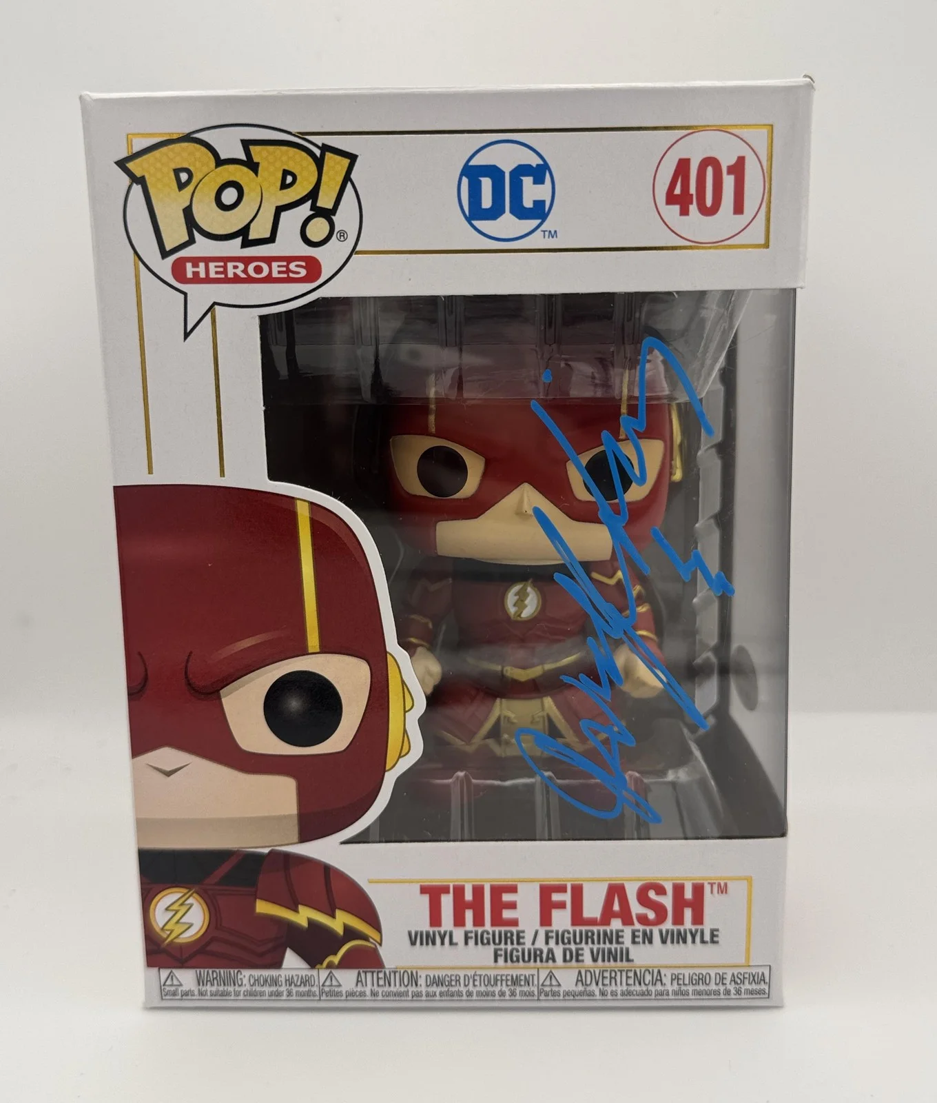 John Wesley Shipp — John Wesley Shipp "The Flash" AUTOGRAPH Signed DC Heroes 401 Funko Pop ACOA