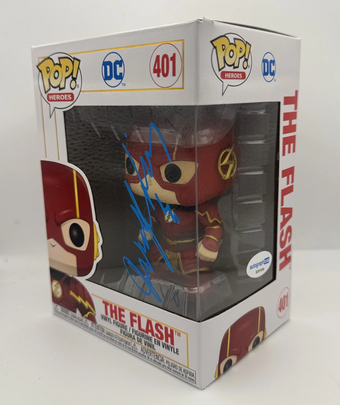 John Wesley Shipp — John Wesley Shipp "The Flash" AUTOGRAPH Signed DC Heroes 401 Funko Pop ACOA, изображение 2