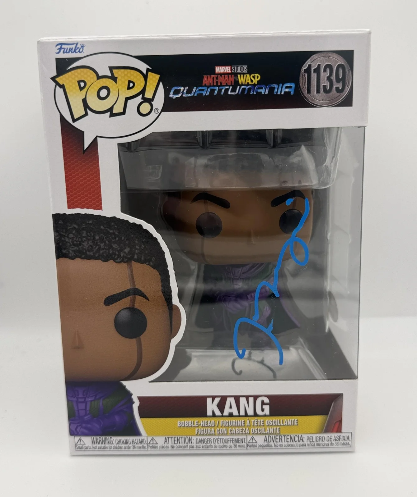 Jonathan Majors — Jonathan Majors "Ant-Man and the Wasp: Quantumania" SIGNED 'Kang' Funko Pop ACOA