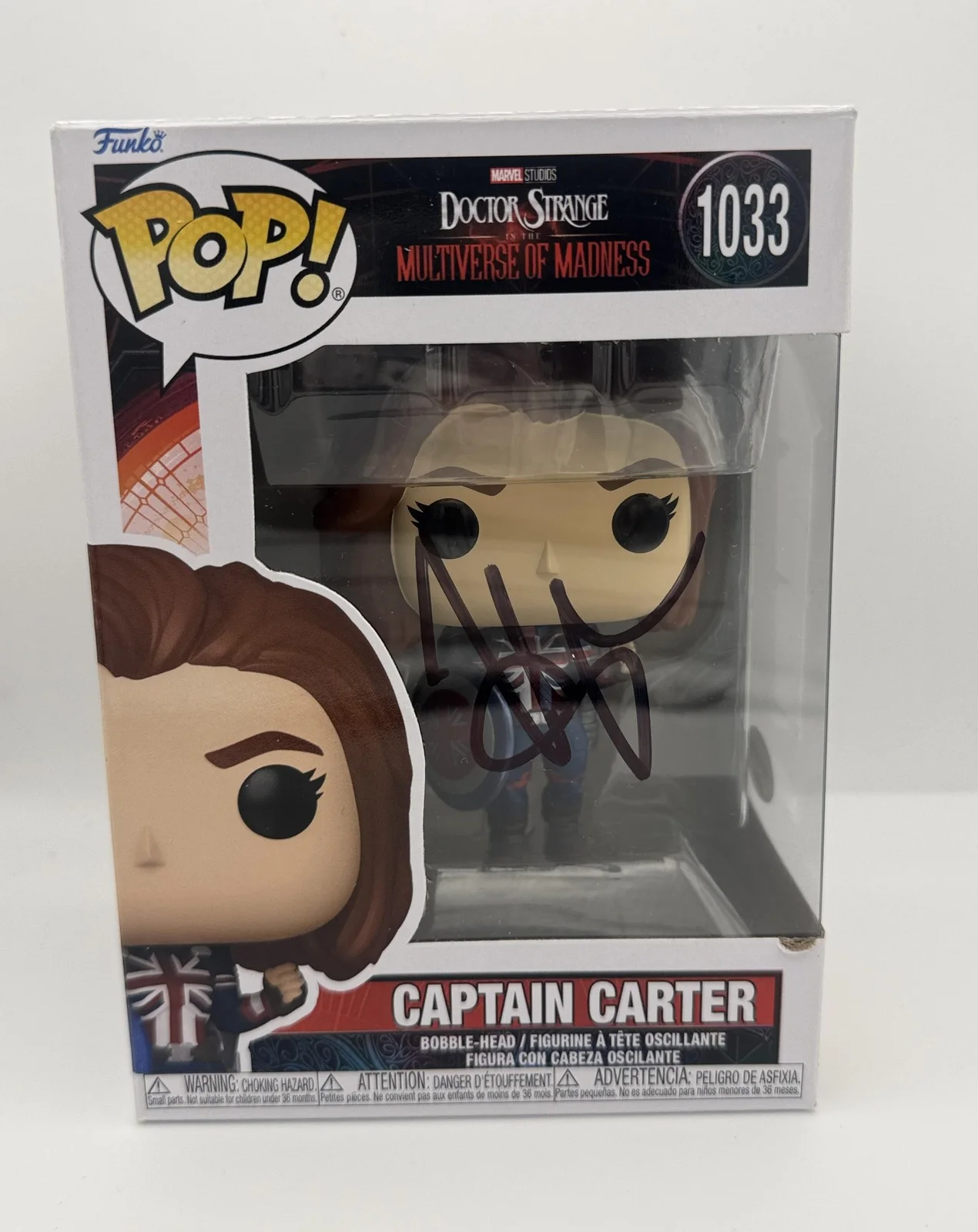 Hayley Atwell — Hayley Atwell "Doctor Strange" AUTOGRAPH Signed Captain Carter Funko Pop B ACOA