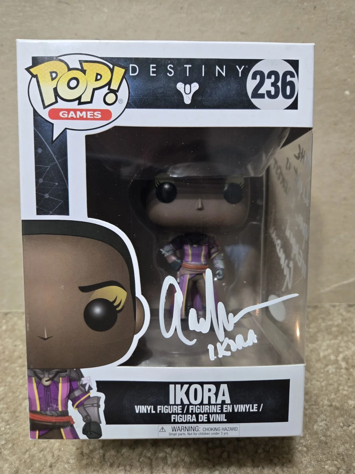 Gina Torres — Gina Torres Signed Ikora Ray DESTINY Funko WITH QUOTE! JSA COA, изображение 2