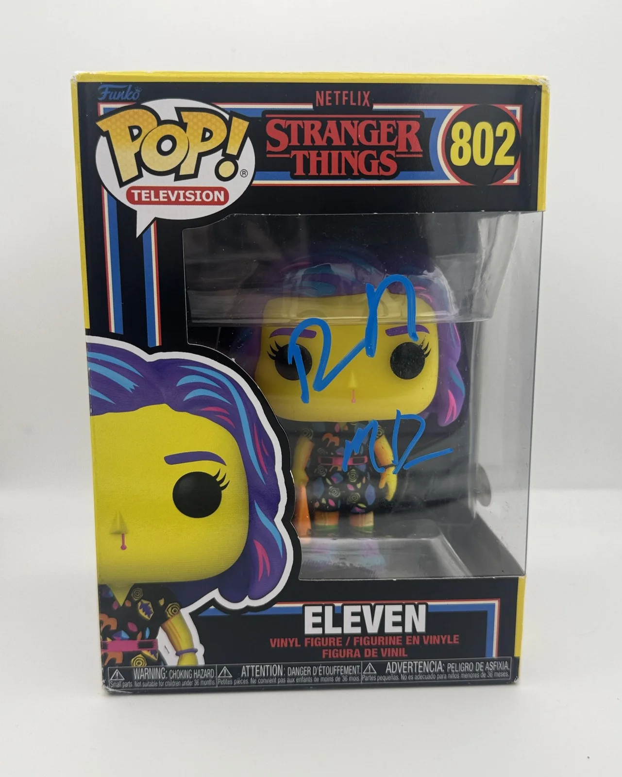 Matt Duffer, Ross Duffer — Matt & Ross Duffer "Stranger Things" AUTOGRAPH Signed Eleven 802 Funko Pop ACOA