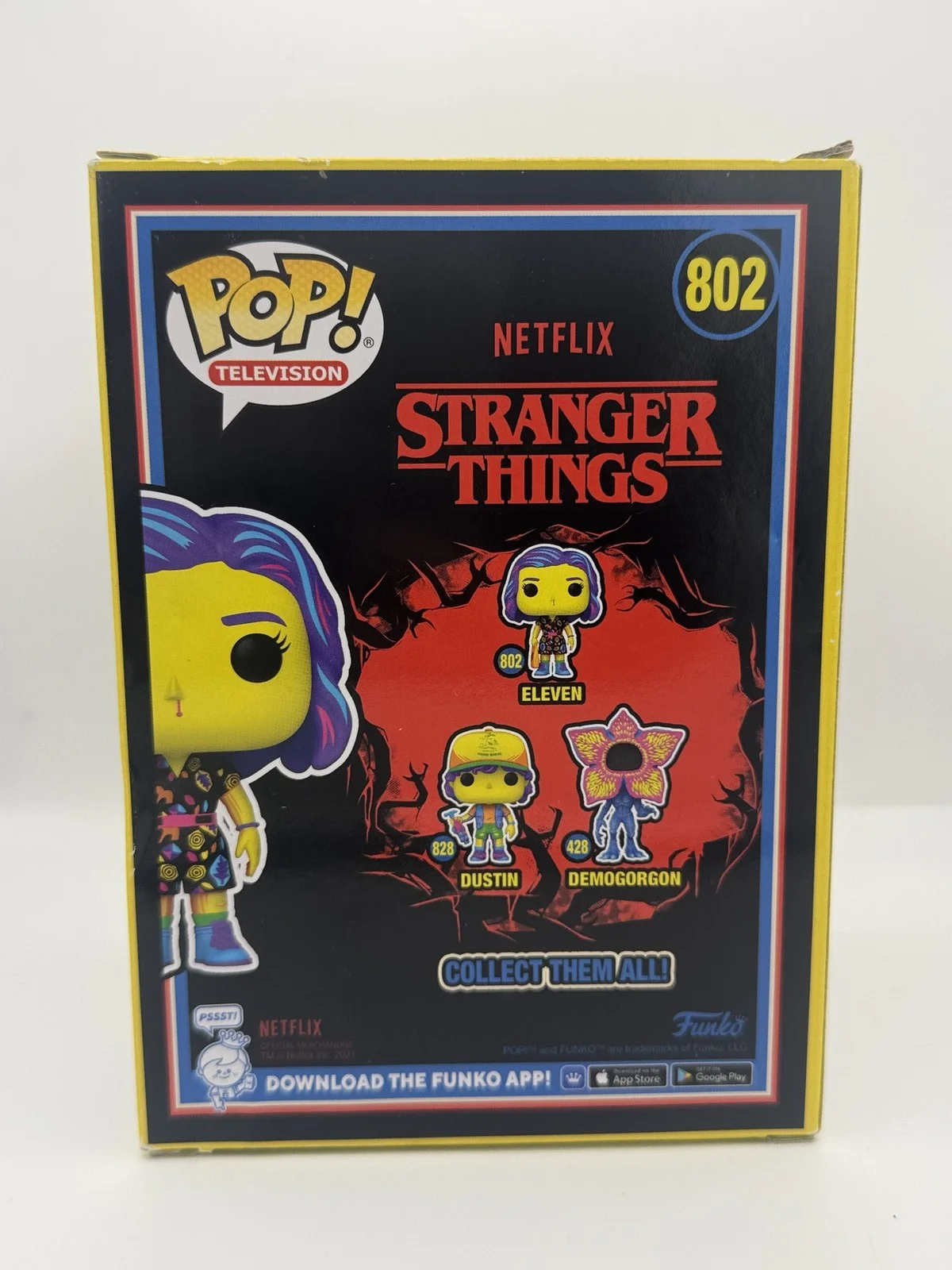 Matt Duffer, Ross Duffer — Matt & Ross Duffer "Stranger Things" AUTOGRAPH Signed Eleven 802 Funko Pop ACOA, image 4
