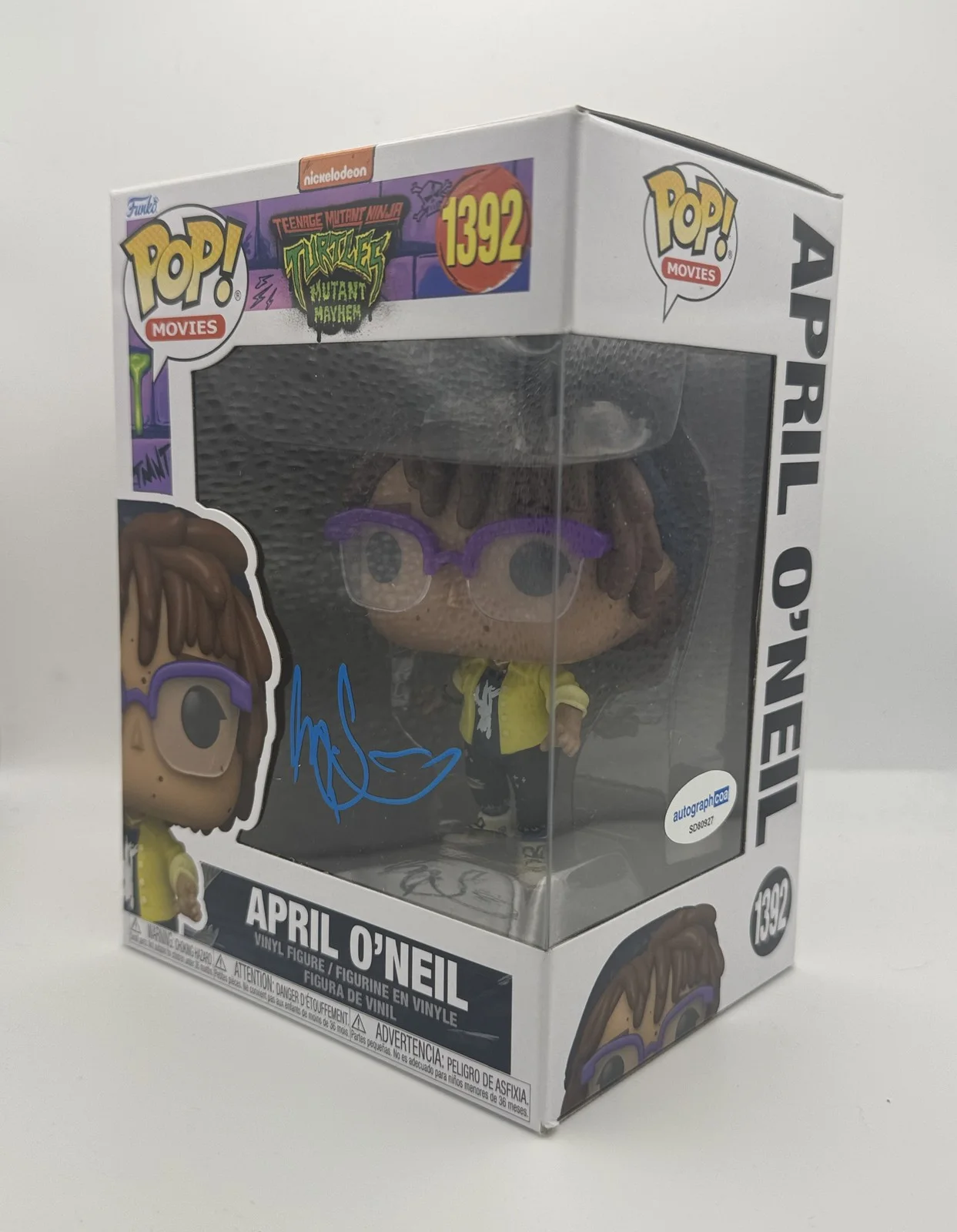 Ayo Edebiri — Ayo Edebiri "Teenage Mutant Ninja Turtles: Mayhem" SIGNED April Funko Pop B ACOA, изображение 2