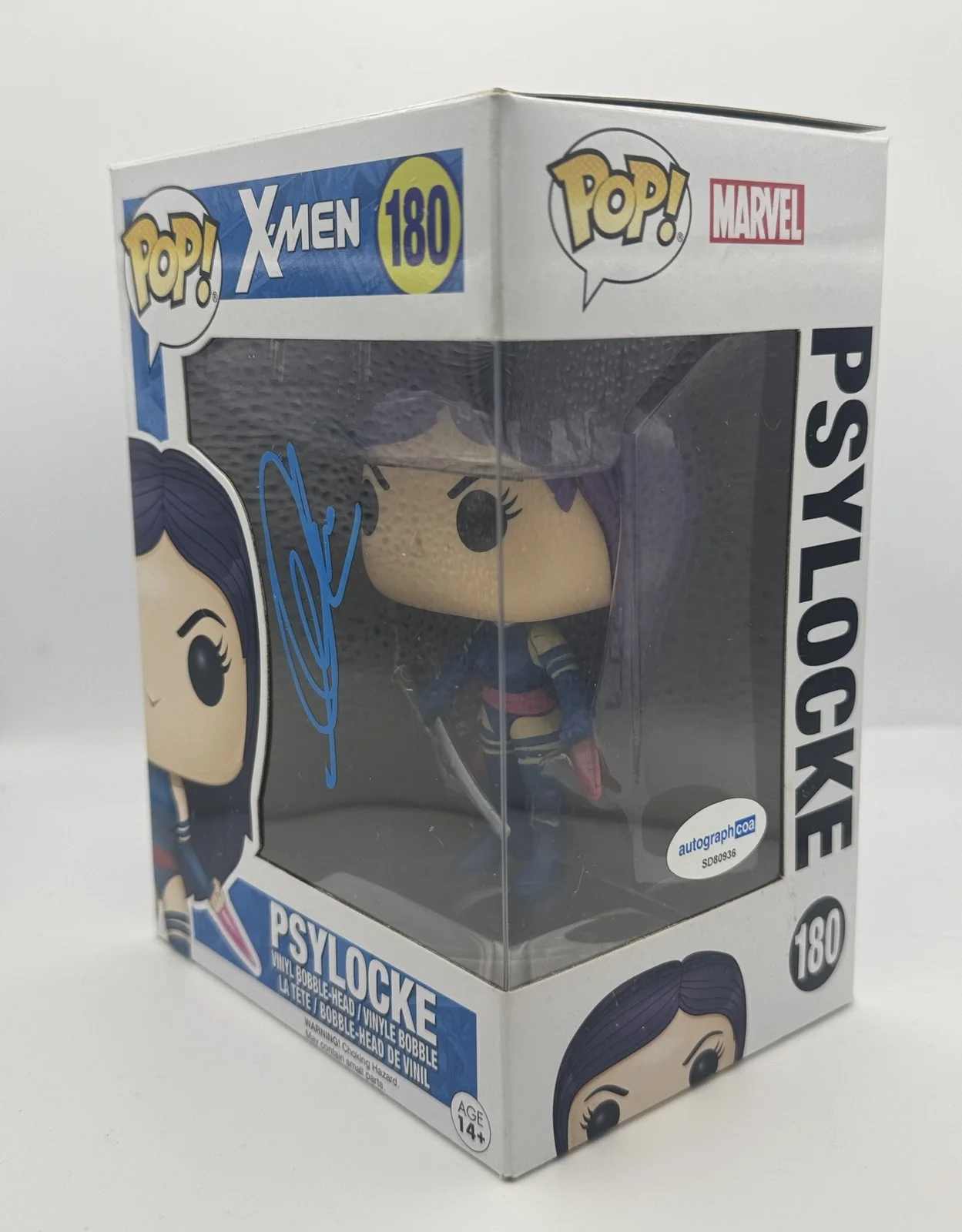 Olivia Munn — Olivia Munn "X-Men" AUTOGRAPH Signed 'Psylocke' 180 Funko Pop Figure C ACOA, image 2