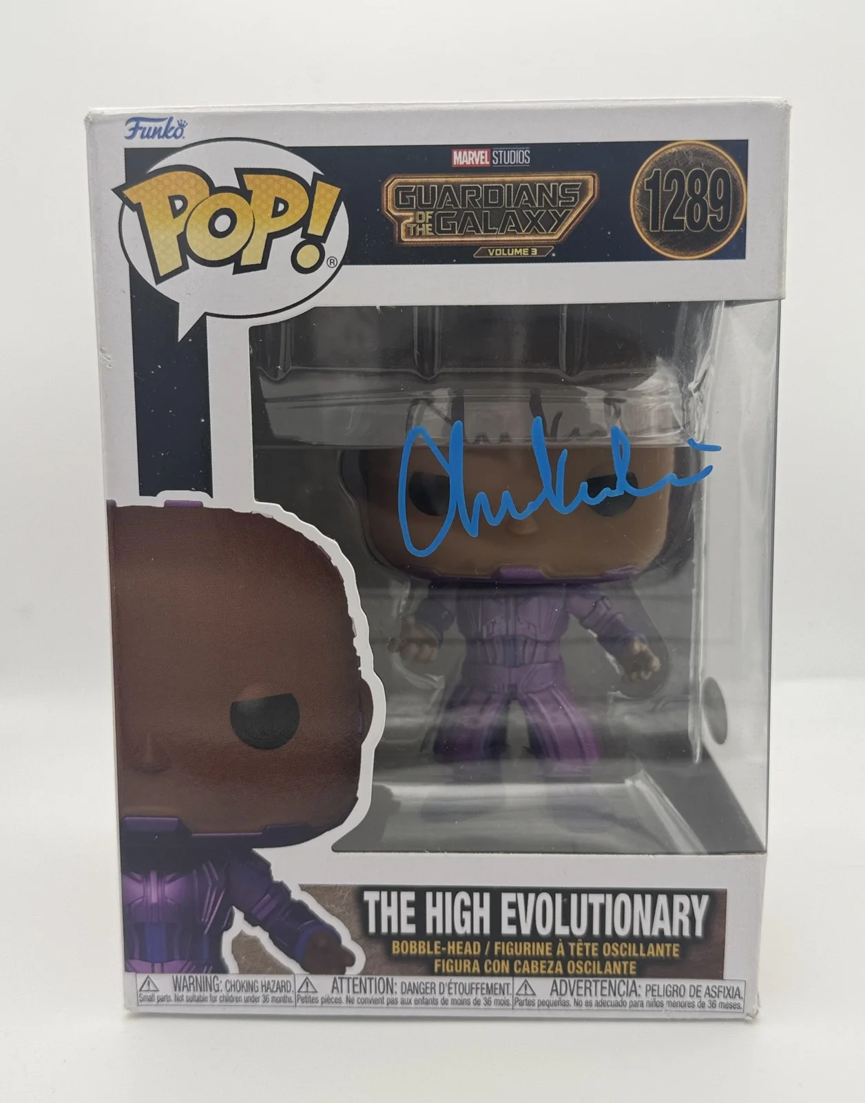Chukwudi Iwuji — Chukwudi Iwuji "Guardians of the Galaxy" SIGNED High Evolutionary Funko Pop B, изображение 2