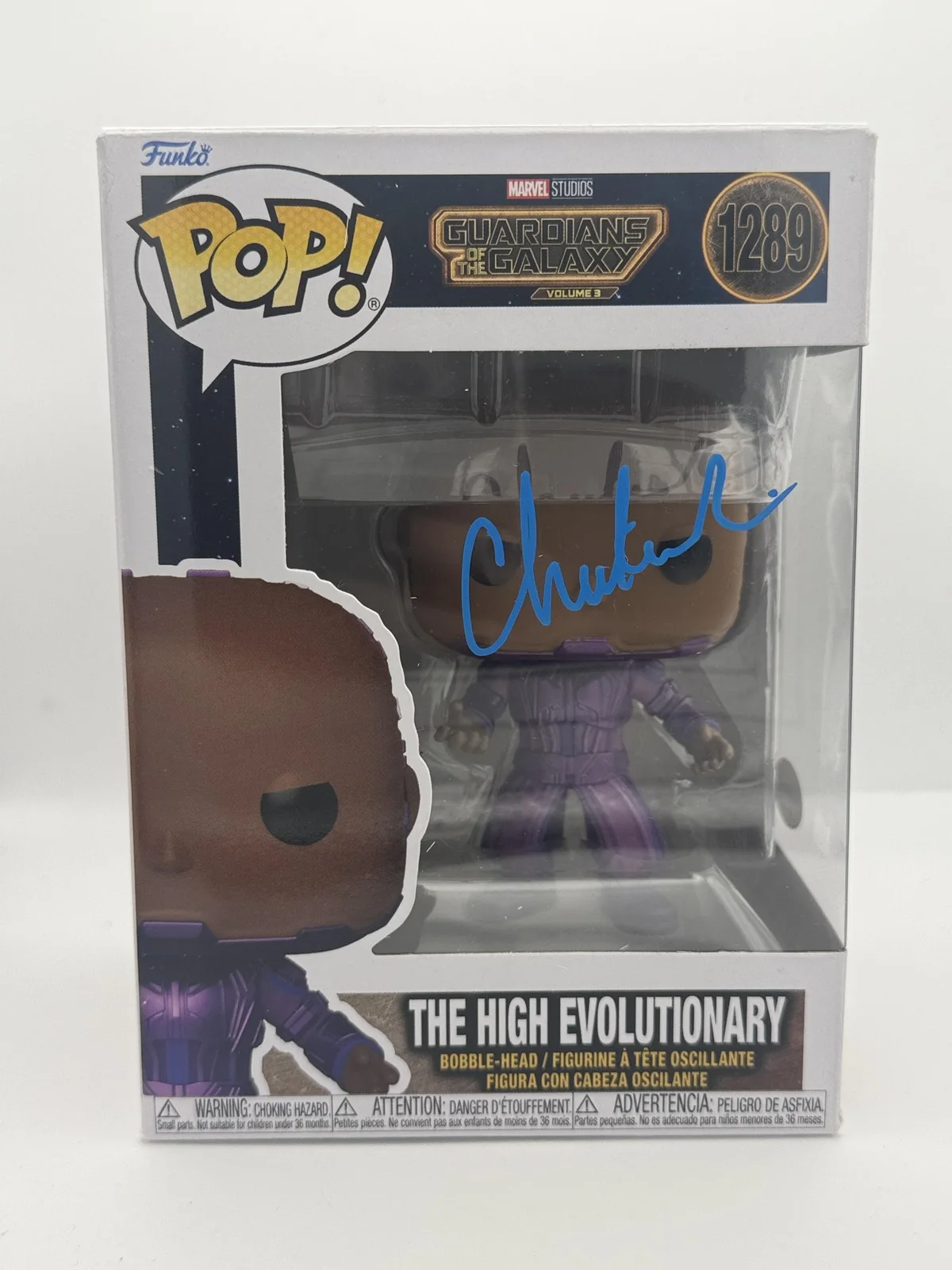 Chukwudi Iwuji — Chukwudi Iwuji "Guardians of the Galaxy" SIGNED High Evolutionary Funko Pop ACOA