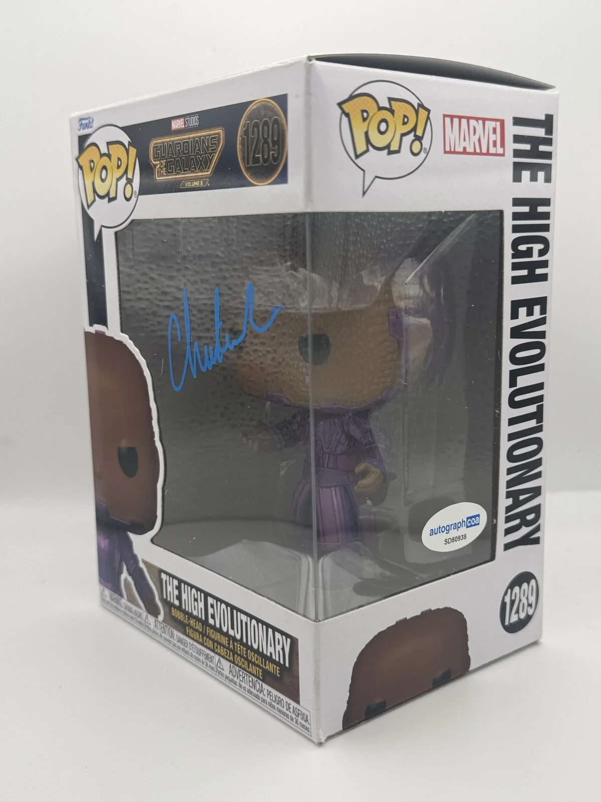 Chukwudi Iwuji — Chukwudi Iwuji "Guardians of the Galaxy" SIGNED High Evolutionary Funko Pop ACOA, изображение 2