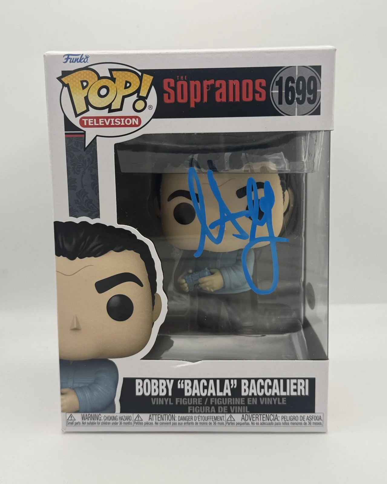 Steve Schirripa — Steve Schirripa "The Sopranos" AUTOGRAPH Signed 'Bobby Bacala' Funko Pop B ACOA, изображение 2