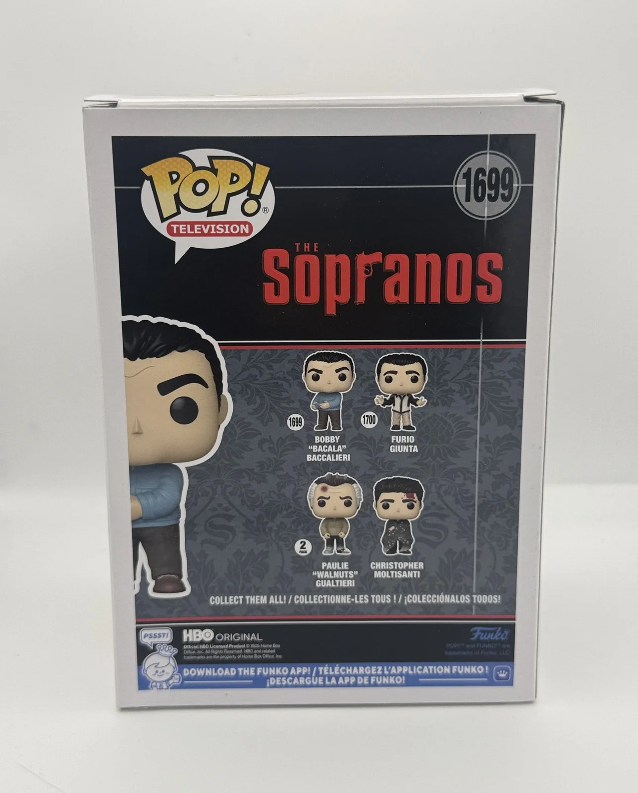 Steve Schirripa — Steve Schirripa "The Sopranos" AUTOGRAPH Signed 'Bobby Bacala' Funko Pop B ACOA, изображение 4