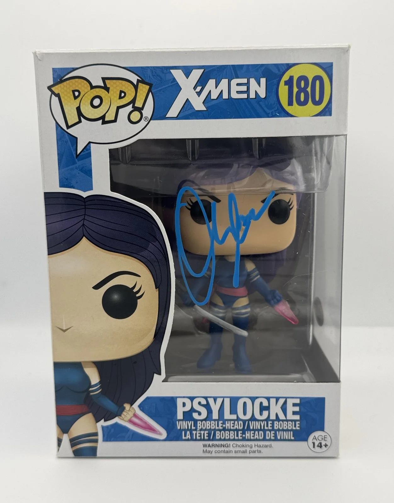 Olivia Munn — Olivia Munn "X-Men" AUTOGRAPH Signed 'Psylocke' 180 Funko Pop Figure B ACOA, image 2