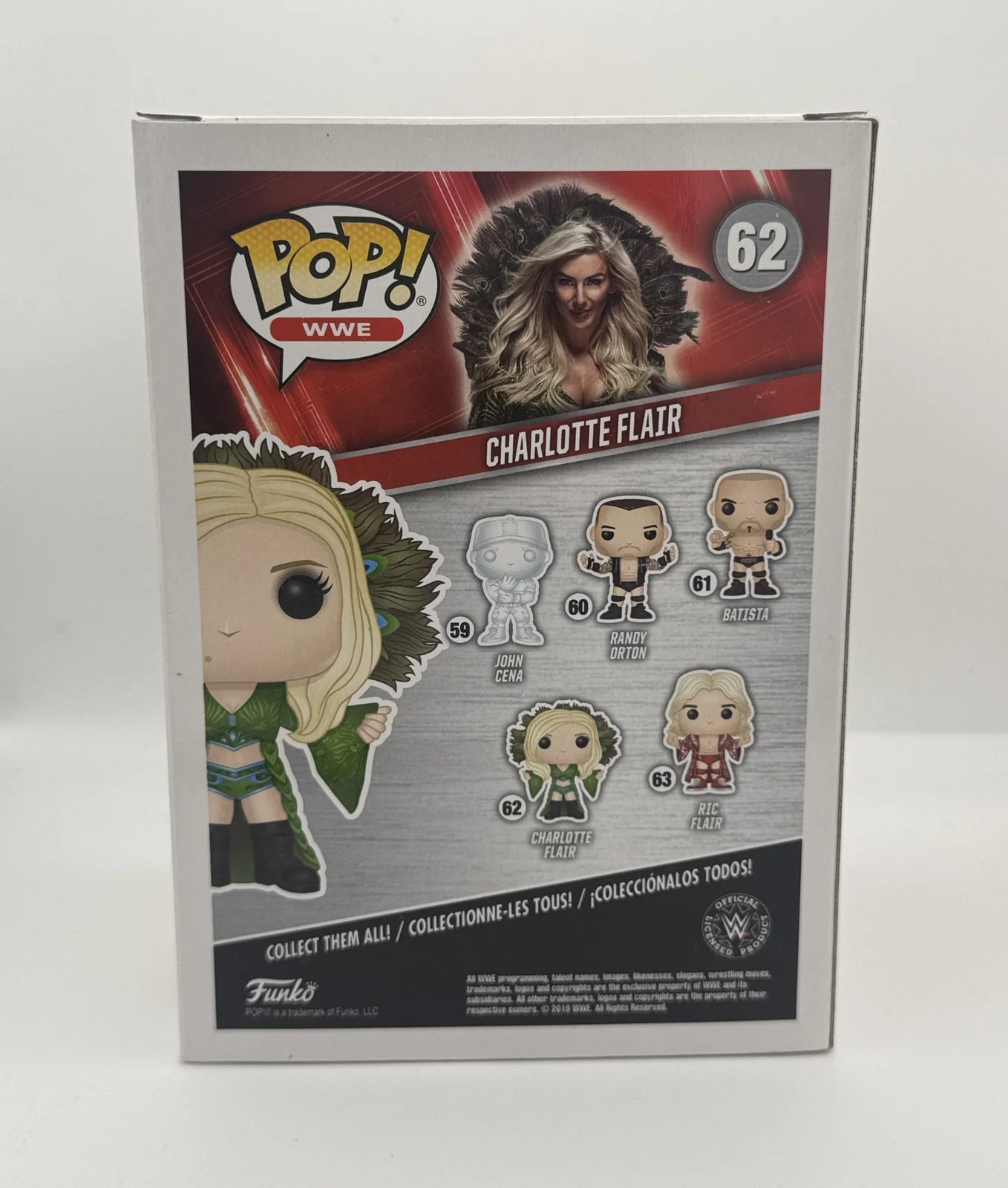 Charlotte Flair — Charlotte Flair AUTOGRAPH Signed WWE Wrestling 62 Funko Pop Vinyl Figure B ACOA, изображение 4