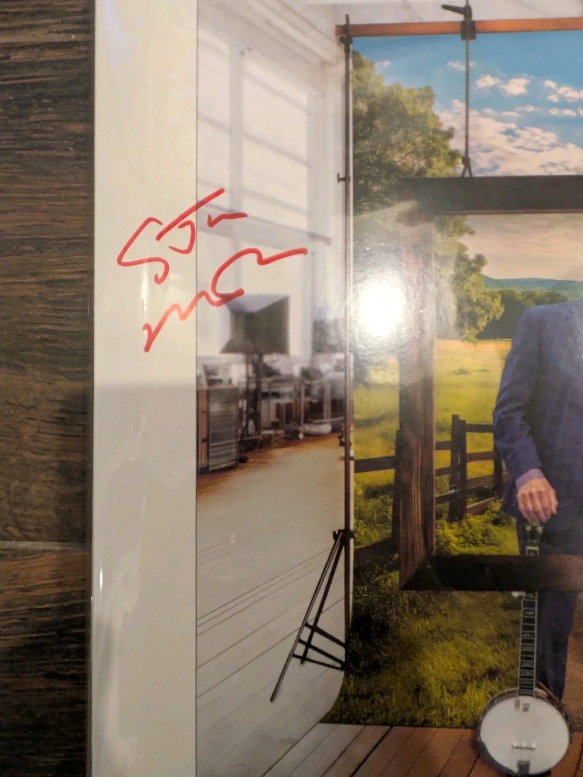 Steve Martin & Alison Brown Safe Sensible Sane RED Vinyl Signed Autograph Sealed, изображение 3