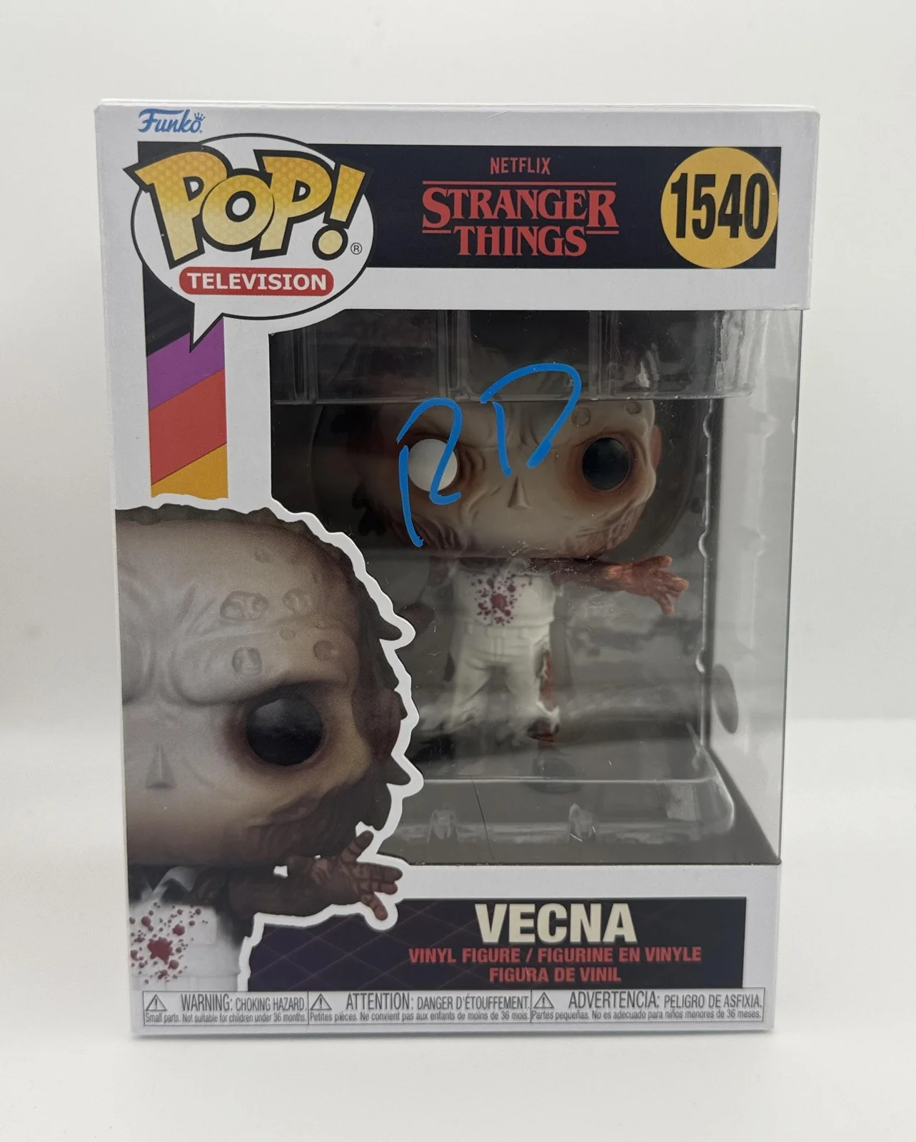 Ross Duffer — Ross Duffer "Stranger Things" Creator AUTOGRAPH Signed Vecna 1540 Funko Pop ACOA