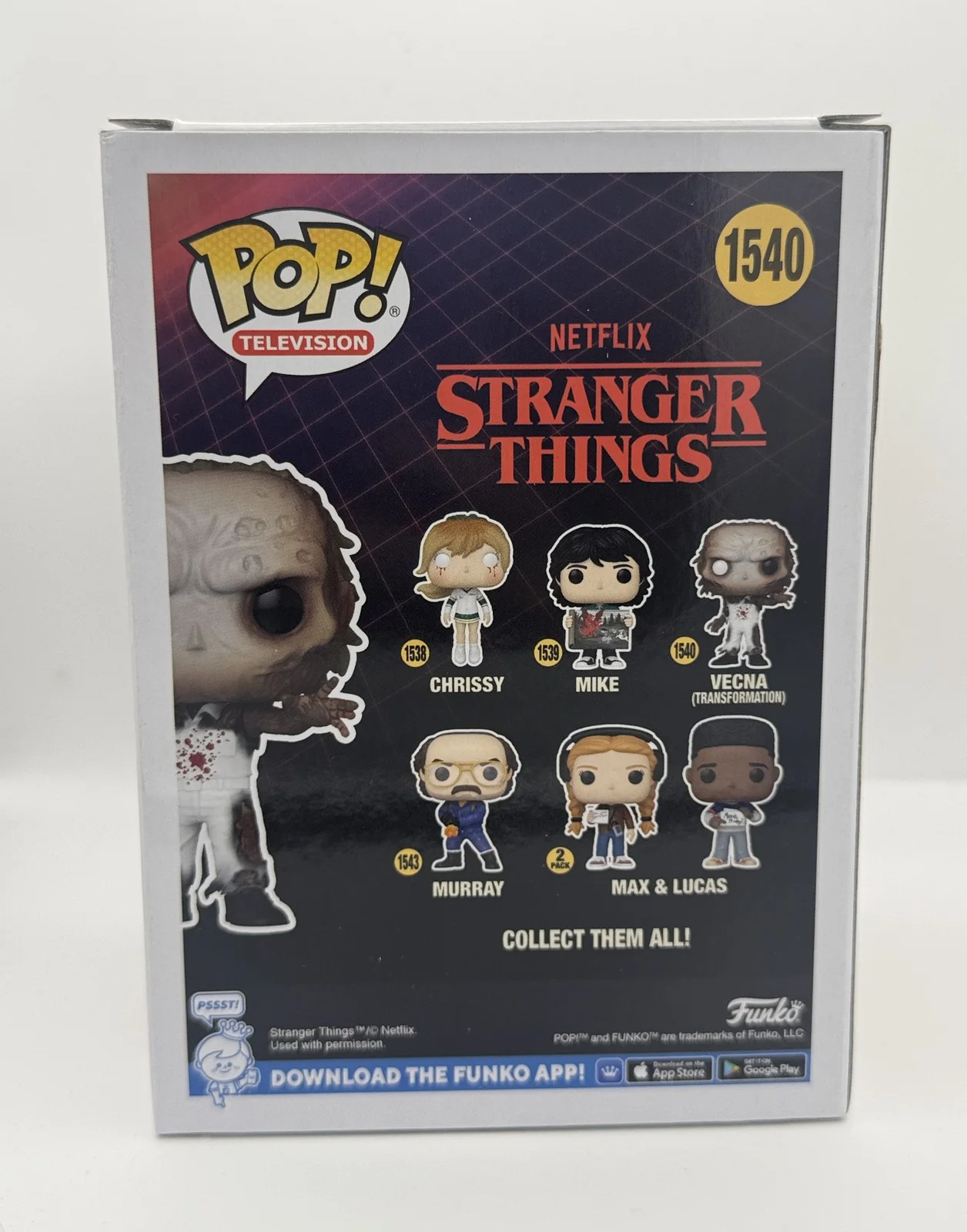 Ross Duffer — Ross Duffer "Stranger Things" Creator AUTOGRAPH Signed Vecna 1540 Funko Pop ACOA, image 4
