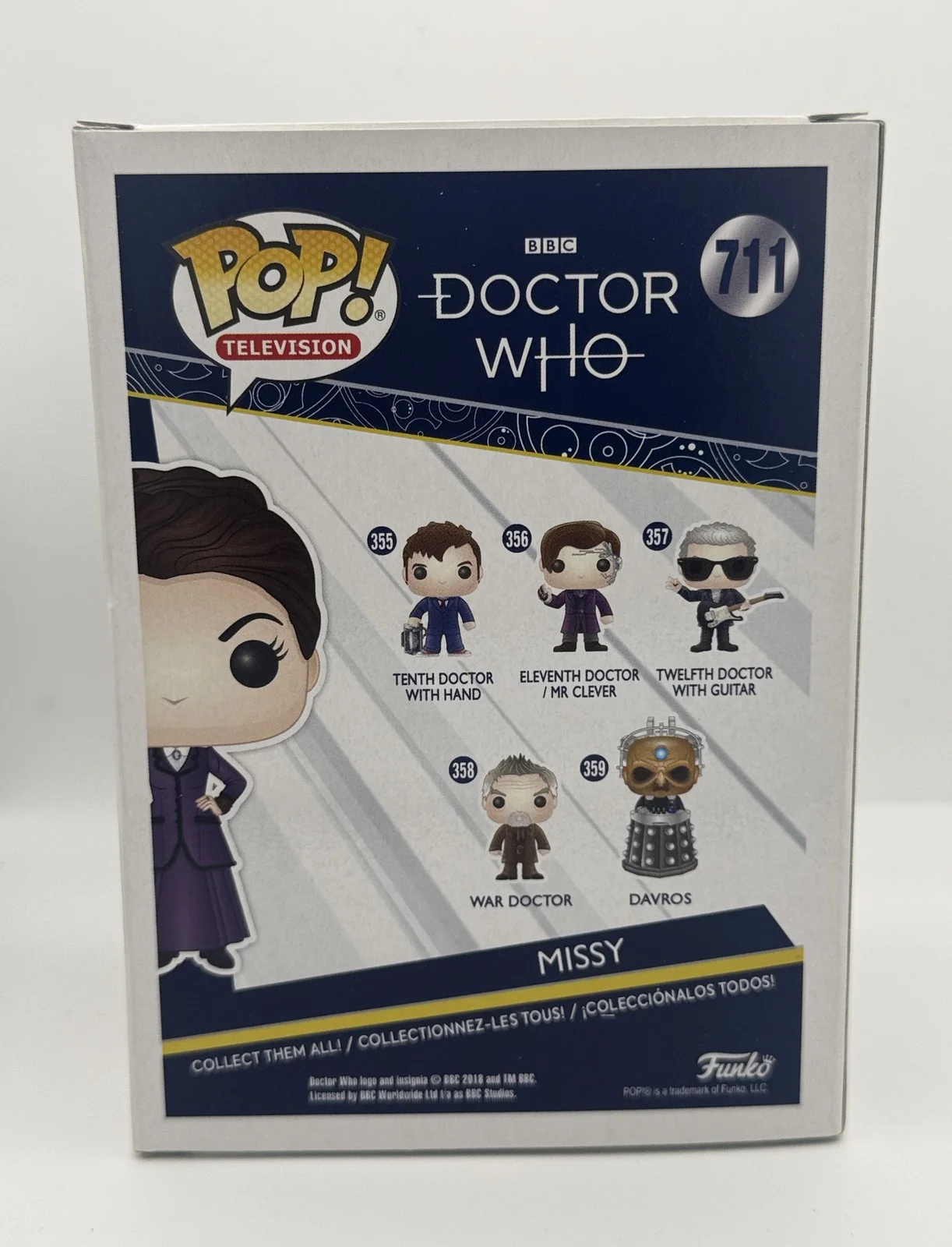 Michelle Gomez — Michelle Gomez "Doctor Who" AUTOGRAPH Signed 'Missy' 711 Funko Pop Figure B ACOA, изображение 4