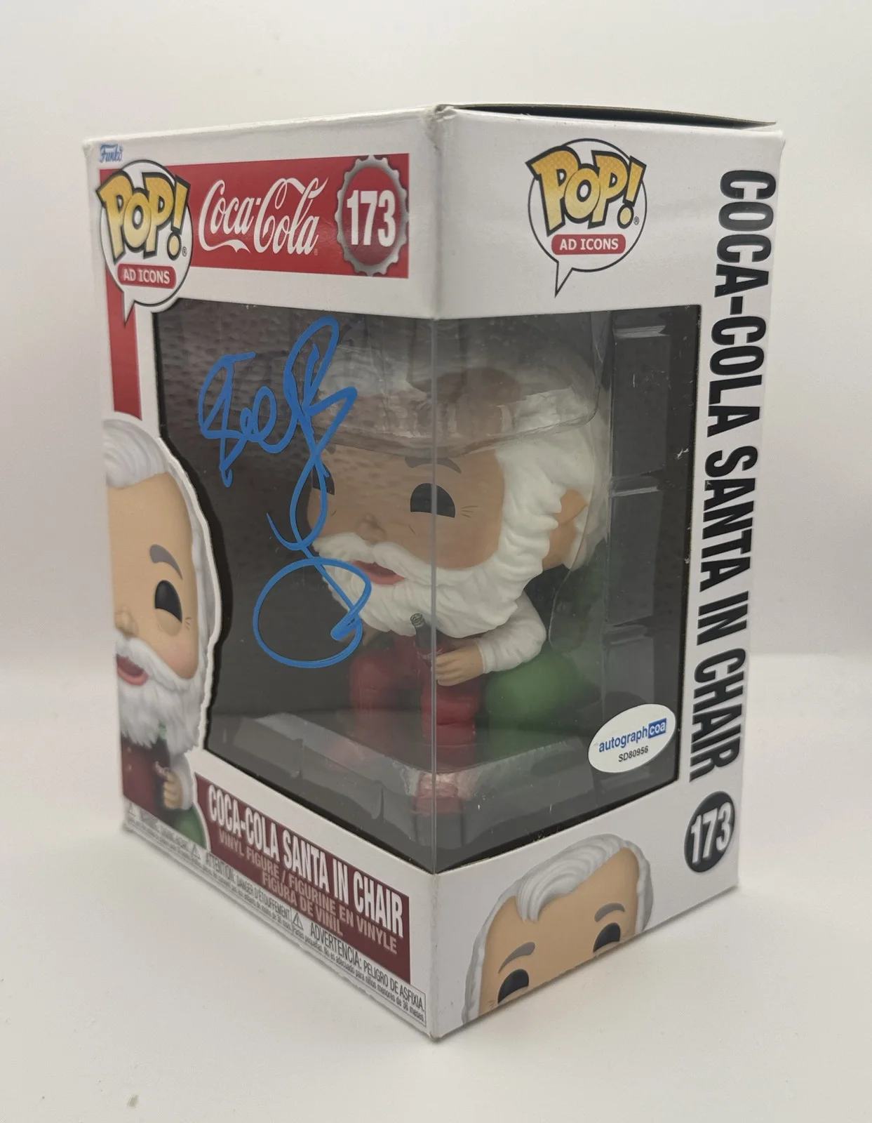 Billy Bob Thornton — Billy Bob Thornton "Bad Santa" AUTOGRAPH Signed 'Coca Cola Santa' Funko Pop ACOA, изображение 2