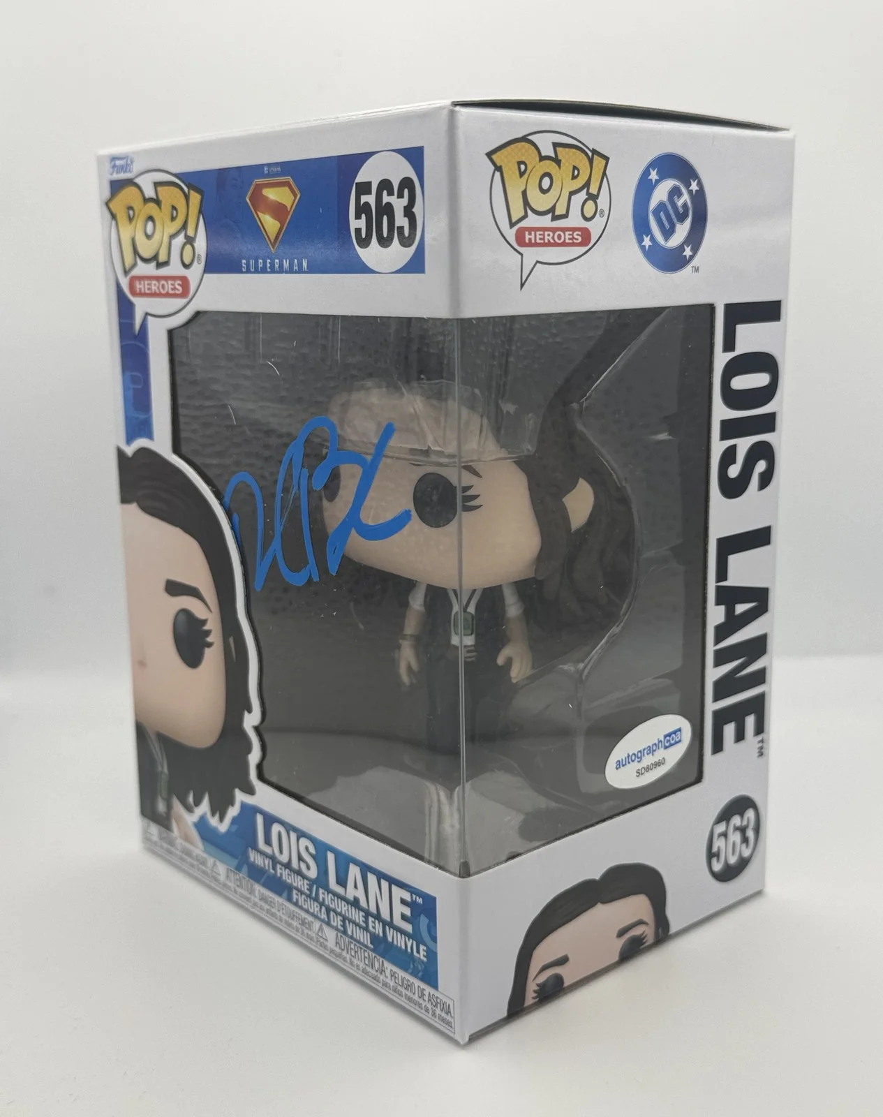 Rachel Brosnahan — Rachel Brosnahan "Superman" AUTOGRAPH Signed 'Lois Lane' 563 Funko Pop ACOA