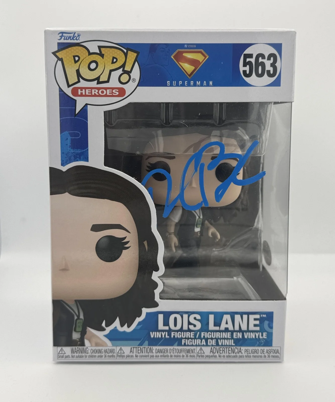 Rachel Brosnahan — Rachel Brosnahan "Superman" AUTOGRAPH Signed 'Lois Lane' 563 Funko Pop ACOA, изображение 2