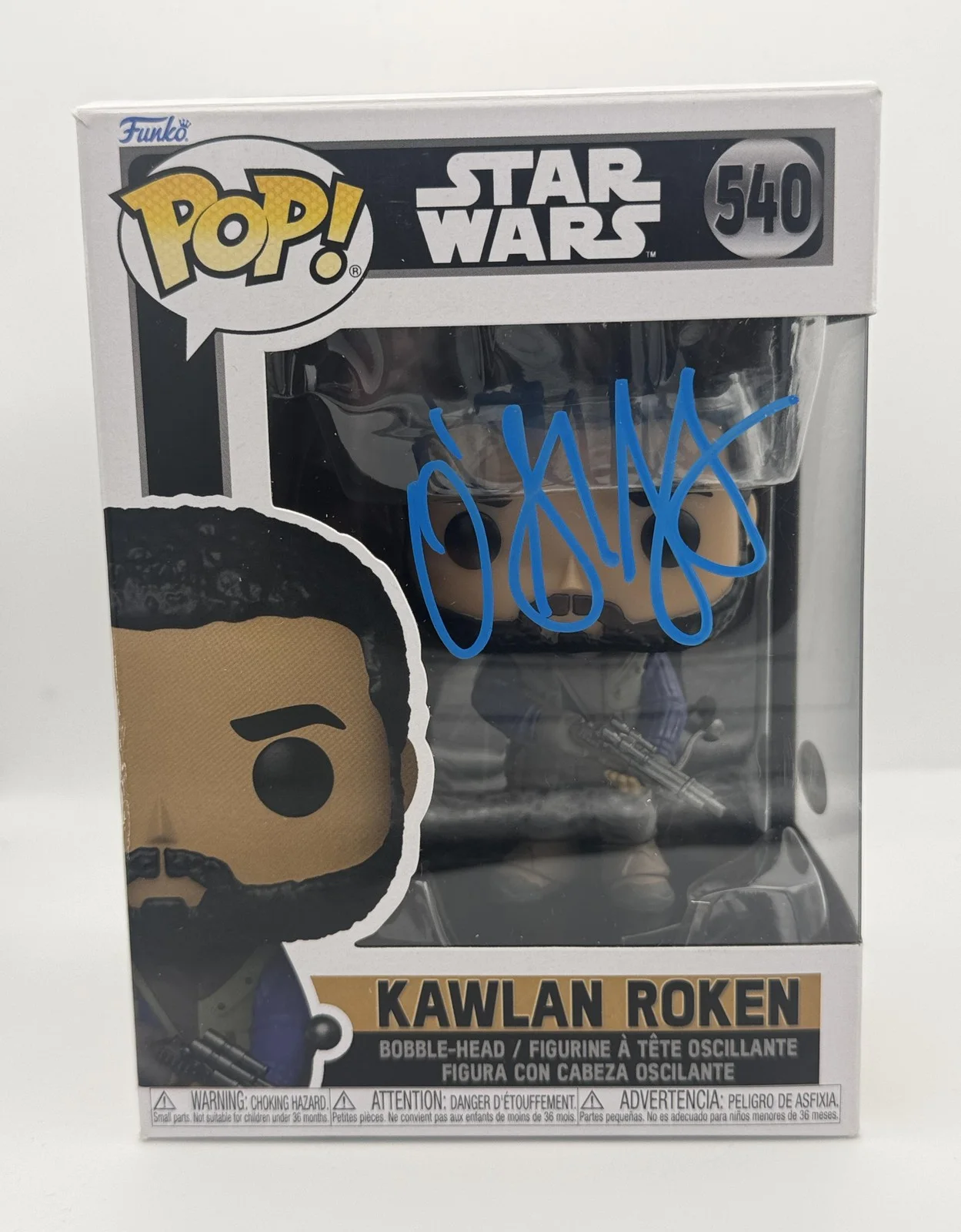 O'Shea Jackson Jr — O'Shea Jackson Jr. "Obi-Wan Kenobi" SIGNED 'Kawlan Roken' 540 Funko Pop B ACOA