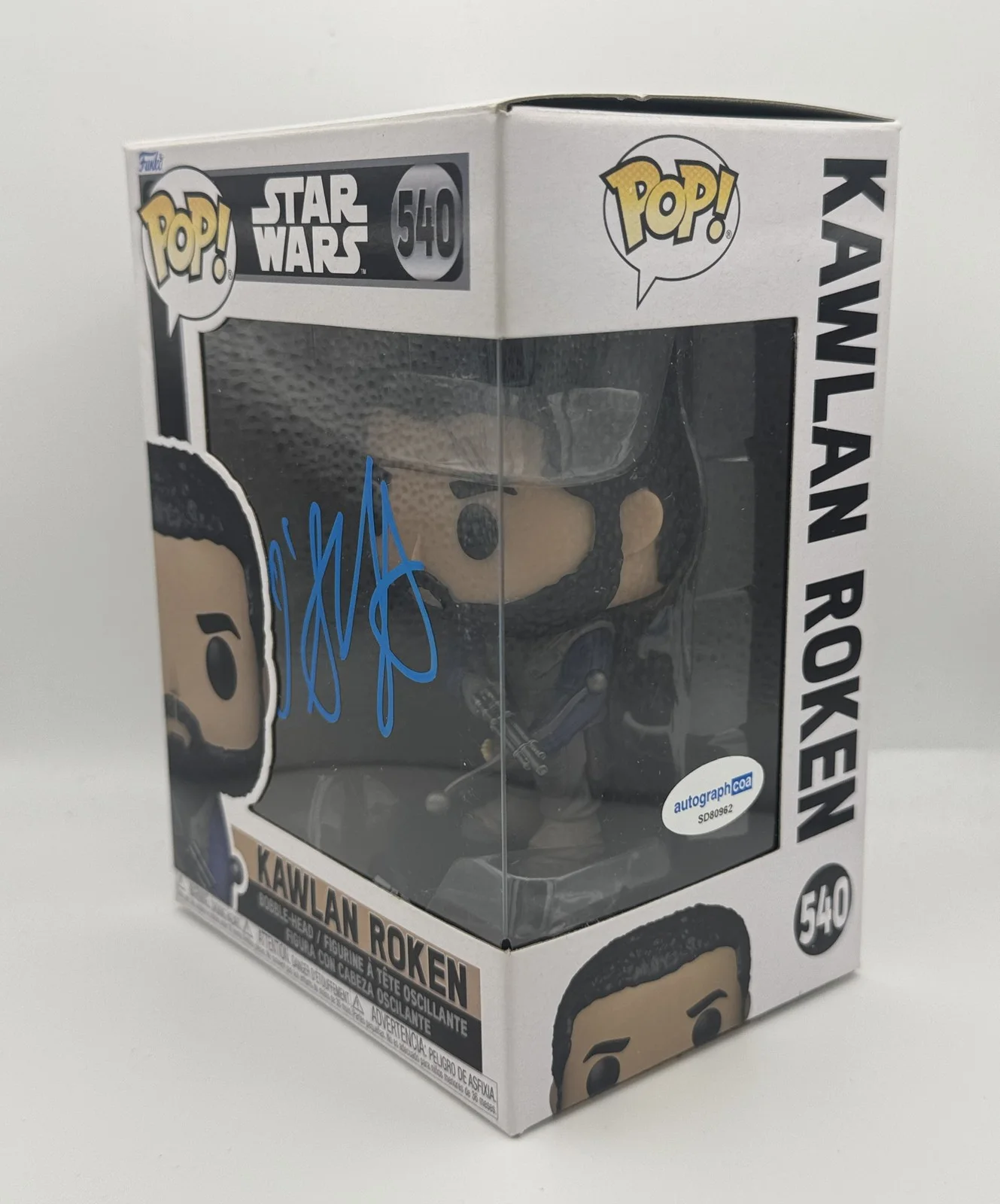 O'Shea Jackson Jr — O'Shea Jackson Jr. "Obi-Wan Kenobi" SIGNED 'Kawlan Roken' 540 Funko Pop ACOA