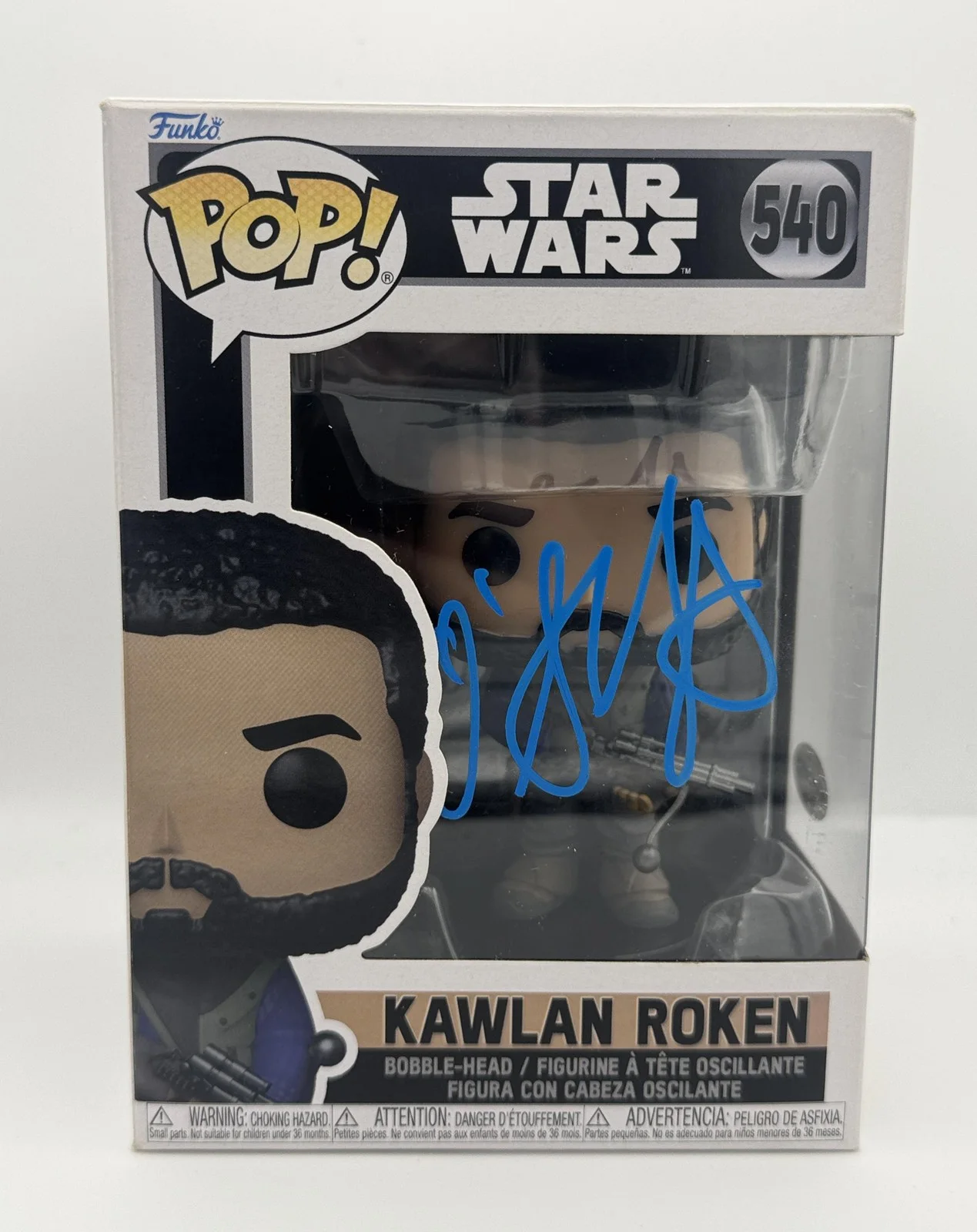 O'Shea Jackson Jr — O'Shea Jackson Jr. "Obi-Wan Kenobi" SIGNED 'Kawlan Roken' 540 Funko Pop ACOA, image 2