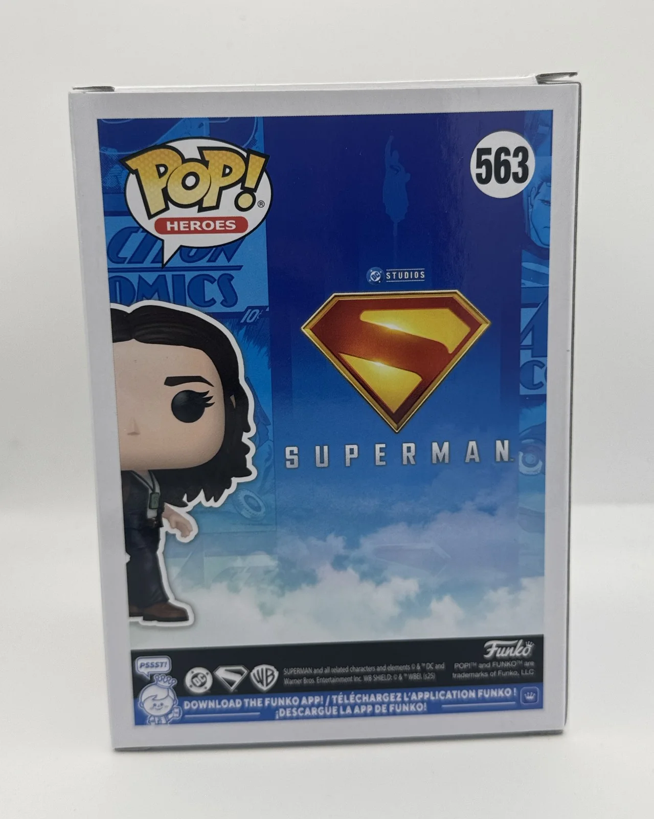 Rachel Brosnahan — Rachel Brosnahan "Superman" AUTOGRAPH Signed 'Lois Lane' 563 Funko Pop B ACOA, изображение 4