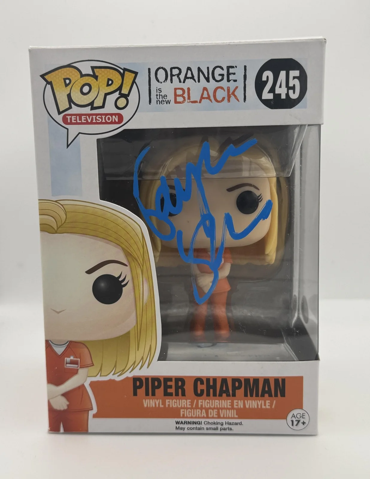 Taylor Schilling — Taylor Schilling "Orange Is the New Black" SIGNED Piper Chapman Funko Pop B ACOA, image 2