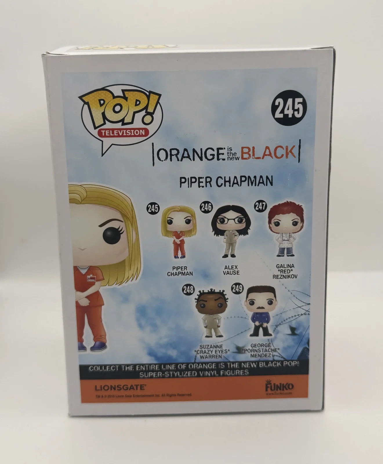Taylor Schilling — Taylor Schilling "Orange Is the New Black" SIGNED Piper Chapman Funko Pop B ACOA, image 4