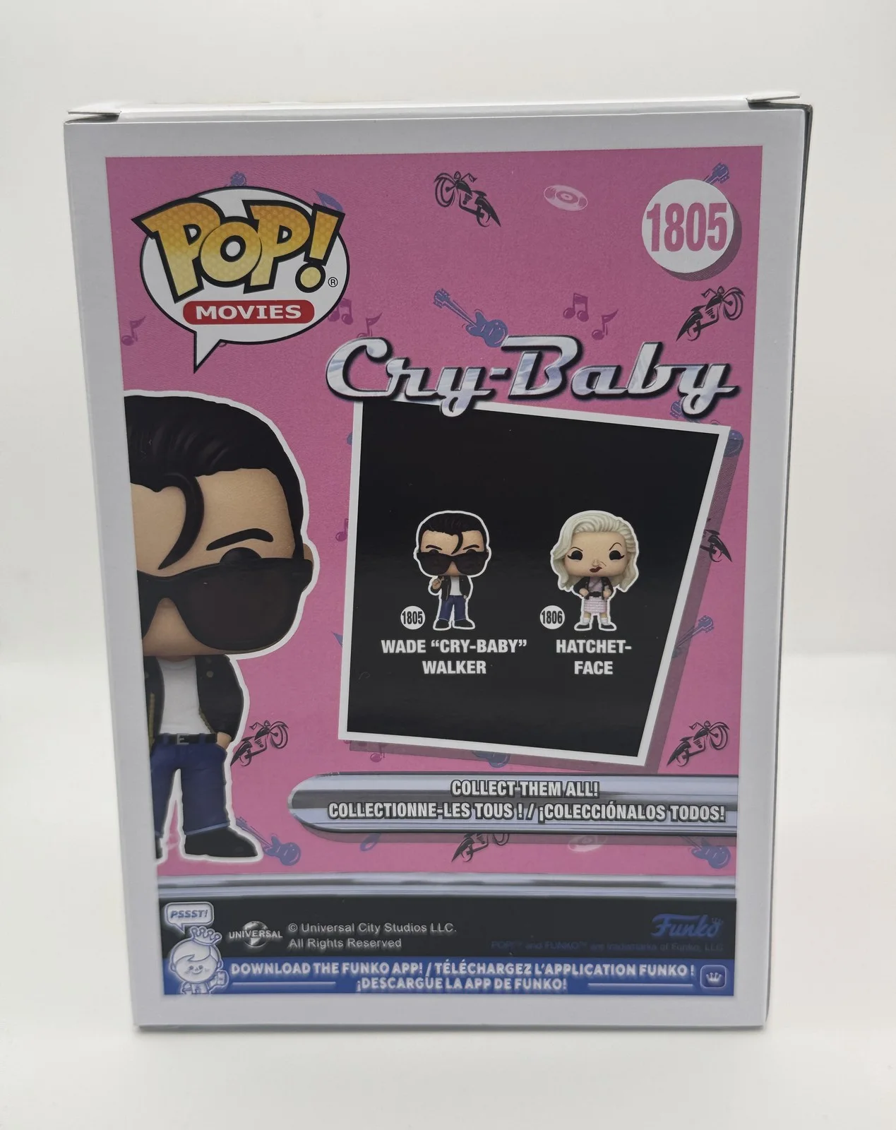 Johnny Depp — Johnny Depp "Cry-Baby" AUTOGRAPH Signed 'Wade Walker' 1805 Funko Pop Figure ACOA, image 4