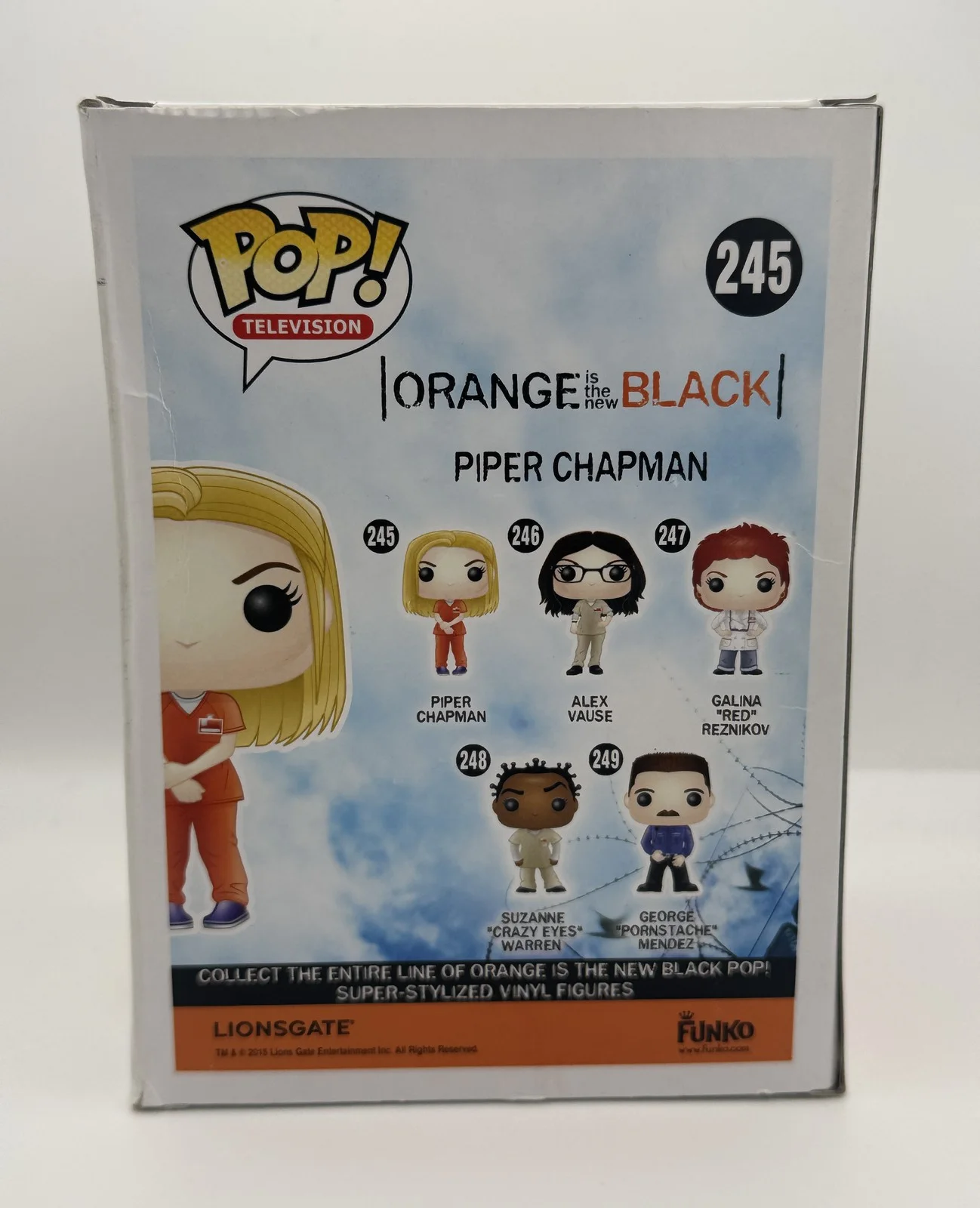 Taylor Schilling — Taylor Schilling "Orange Is the New Black" SIGNED 'Piper Chapman' Funko Pop ACOA, image 4