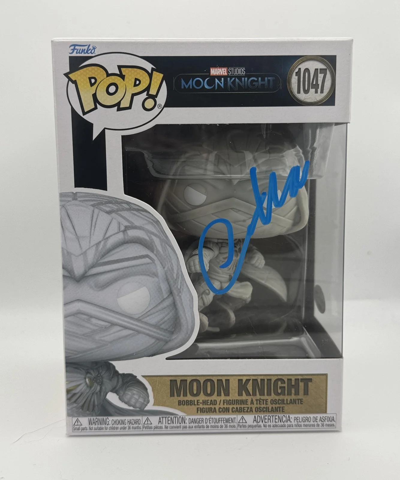 Oscar Isaac — Oscar Isaac "Moon Knight" AUTOGRAPH Signed 'Moon Knight' 1047 Funko Pop ACOA