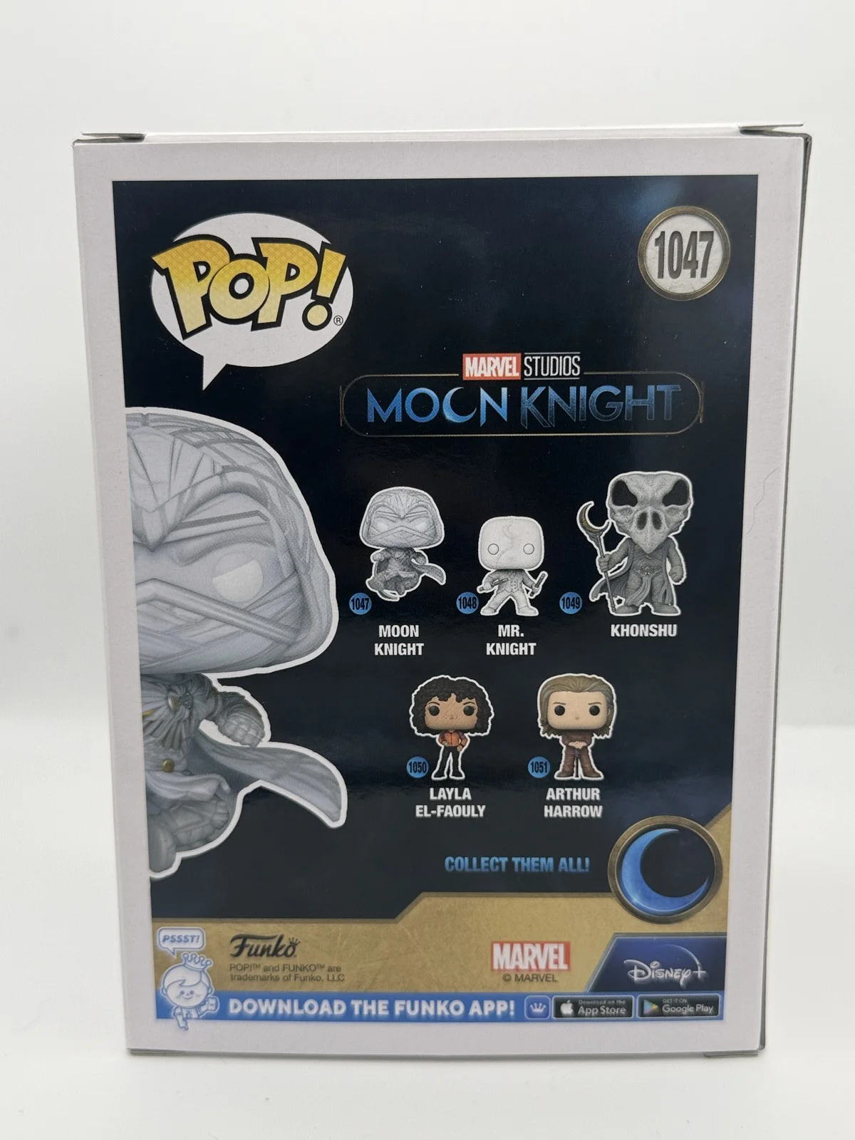 Oscar Isaac — Oscar Isaac "Moon Knight" AUTOGRAPH Signed 'Moon Knight' 1047 Funko Pop ACOA, изображение 4
