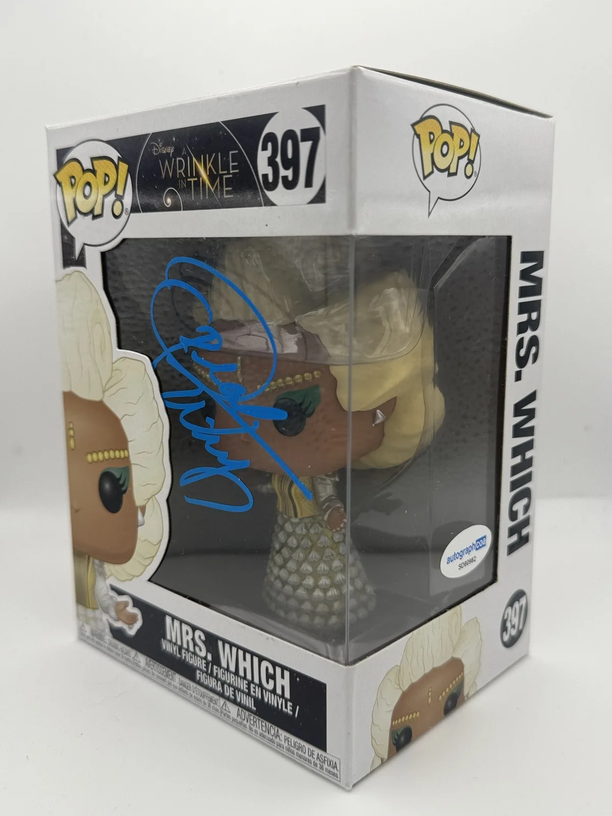 Oprah Winfrey — Oprah Winfrey "A Wrinkle in Time" AUTOGRAPH Signed 'Mrs. Which' Funko Pop B ACOA