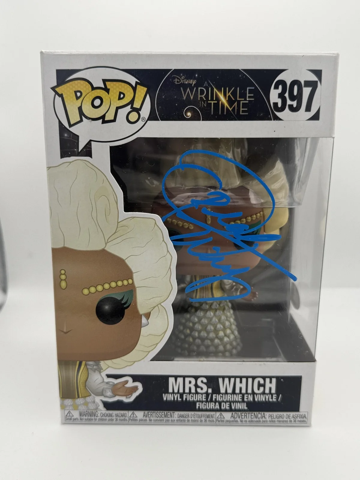 Oprah Winfrey — Oprah Winfrey "A Wrinkle in Time" AUTOGRAPH Signed 'Mrs. Which' Funko Pop B ACOA, image 2