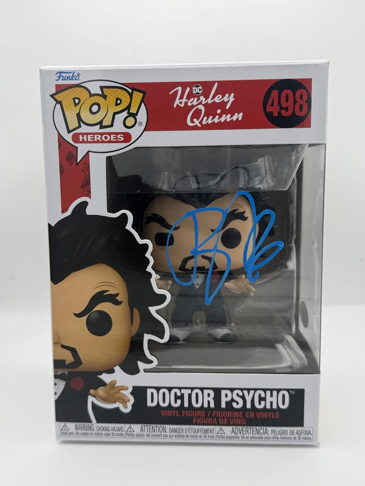 Tony Hale — Tony Hale "Harley Quinn" AUTOGRAPH Signed 'Doctor Psycho' 498 Funko Pop B ACOA