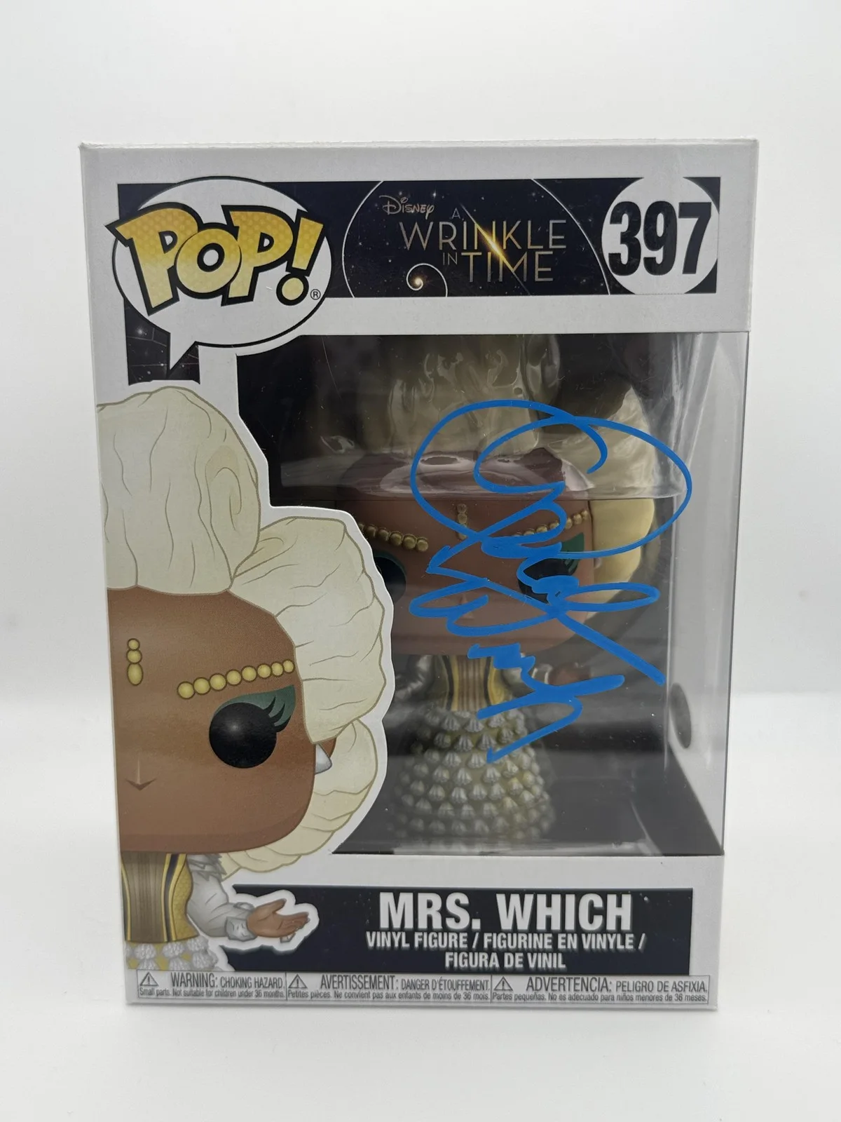 Oprah Winfrey — Oprah Winfrey "A Wrinkle in Time" AUTOGRAPH Signed 'Mrs. Which' Funko Pop ACOA