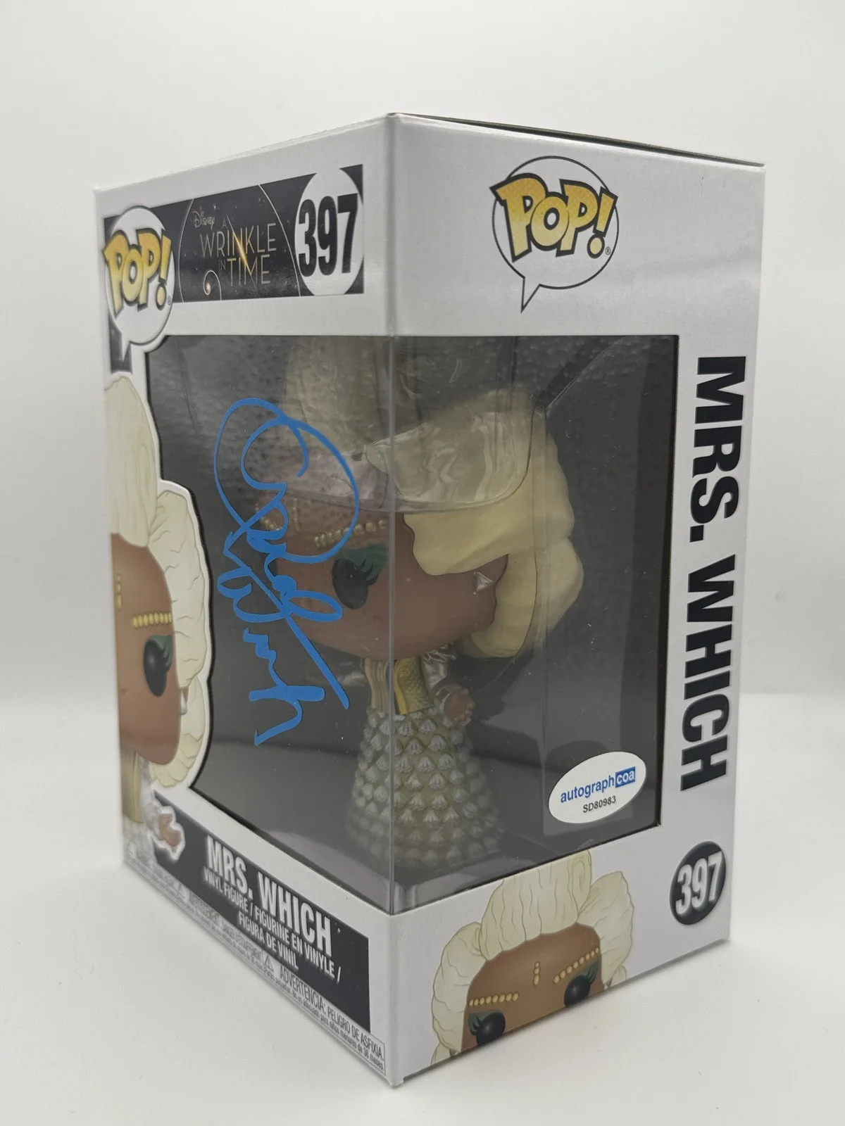 Oprah Winfrey — Oprah Winfrey "A Wrinkle in Time" AUTOGRAPH Signed 'Mrs. Which' Funko Pop ACOA, image 2