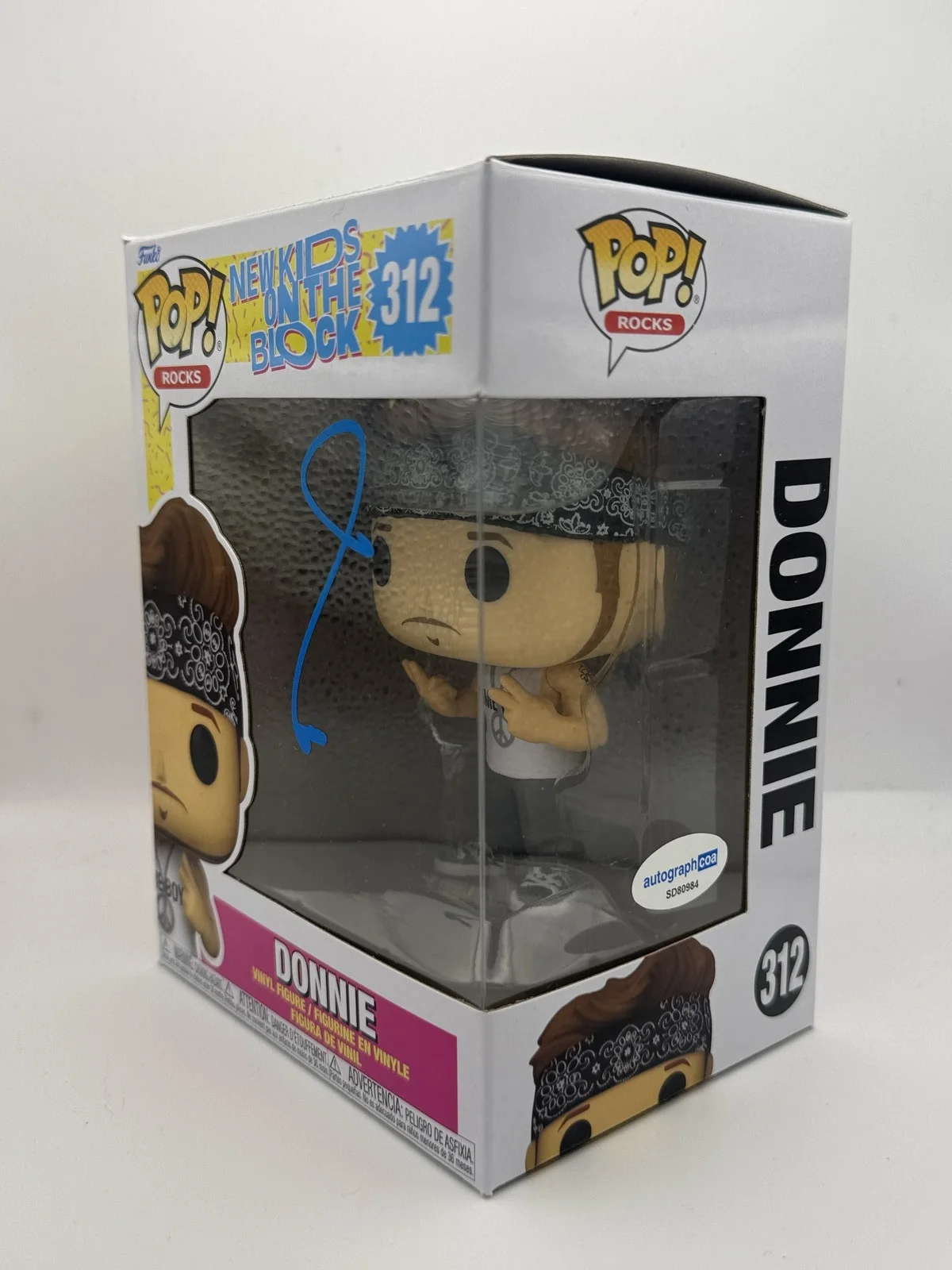 Donnie Wahlberg — Donnie Wahlberg "New Kids on the Block" AUTOGRAPH Signed NKOTB 312 Funko Pop B