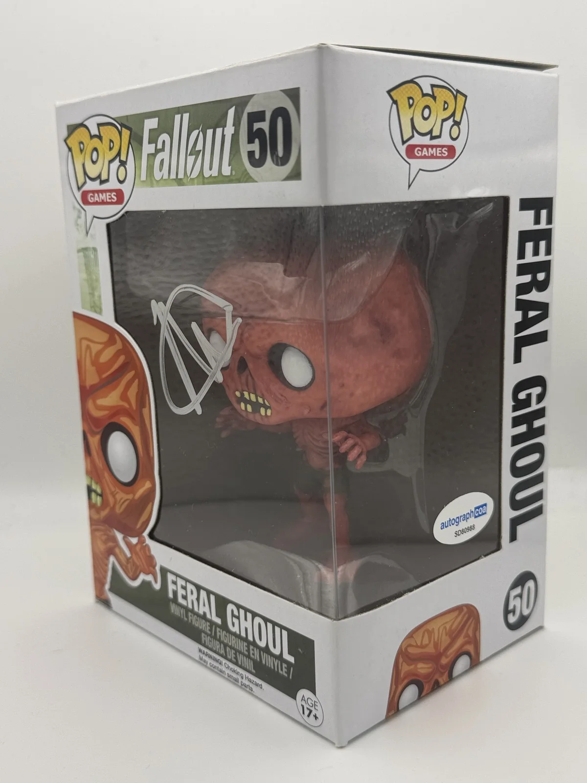 Walton Goggins — Walton Goggins "Fallout" AUTOGRAPH Signed 'Feral Ghoul' 50 Funko Pop Figure ACOA, изображение 2