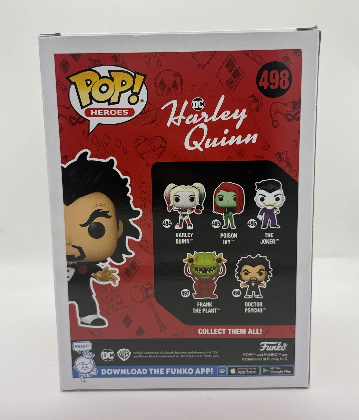 Tony Hale — Tony Hale "Harley Quinn" AUTOGRAPH Signed 'Doctor Psycho' 498 Funko Pop ACOA, image 4