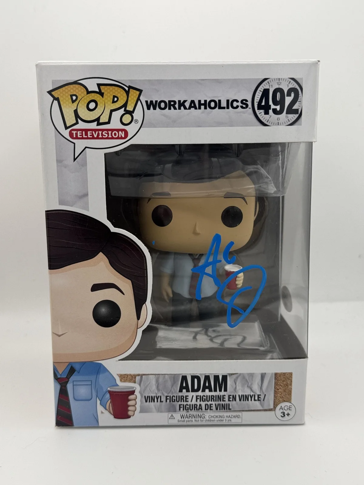 Adam Devine — Adam Devine "Workaholics" AUTOGRAPH Signed 'Adam' 492 Funko Pop Figure B ACOA