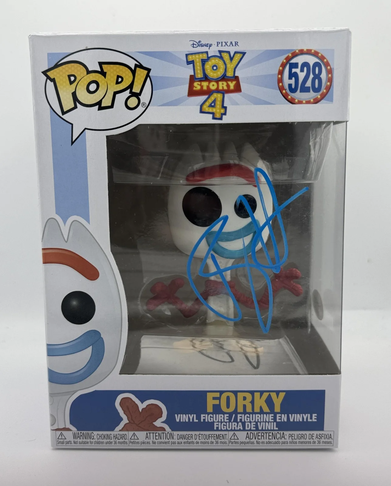 Tony Hale — Tony Hale "Toy Story 4" AUTOGRAPH Signed 'Forky' 528 Funko Pop Vinyl Figure ACOA